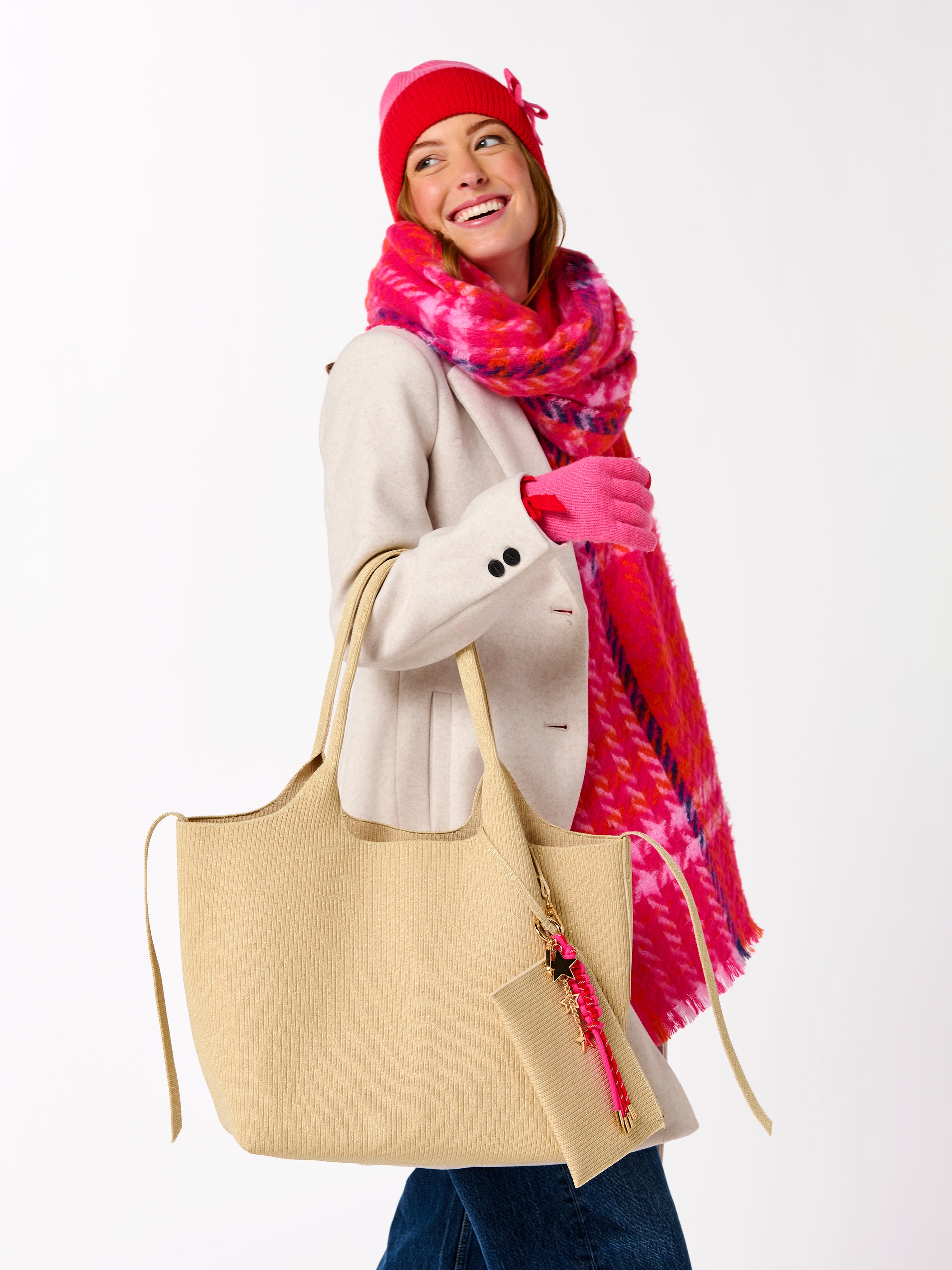 Shiraleah Flo Scarf, Pink