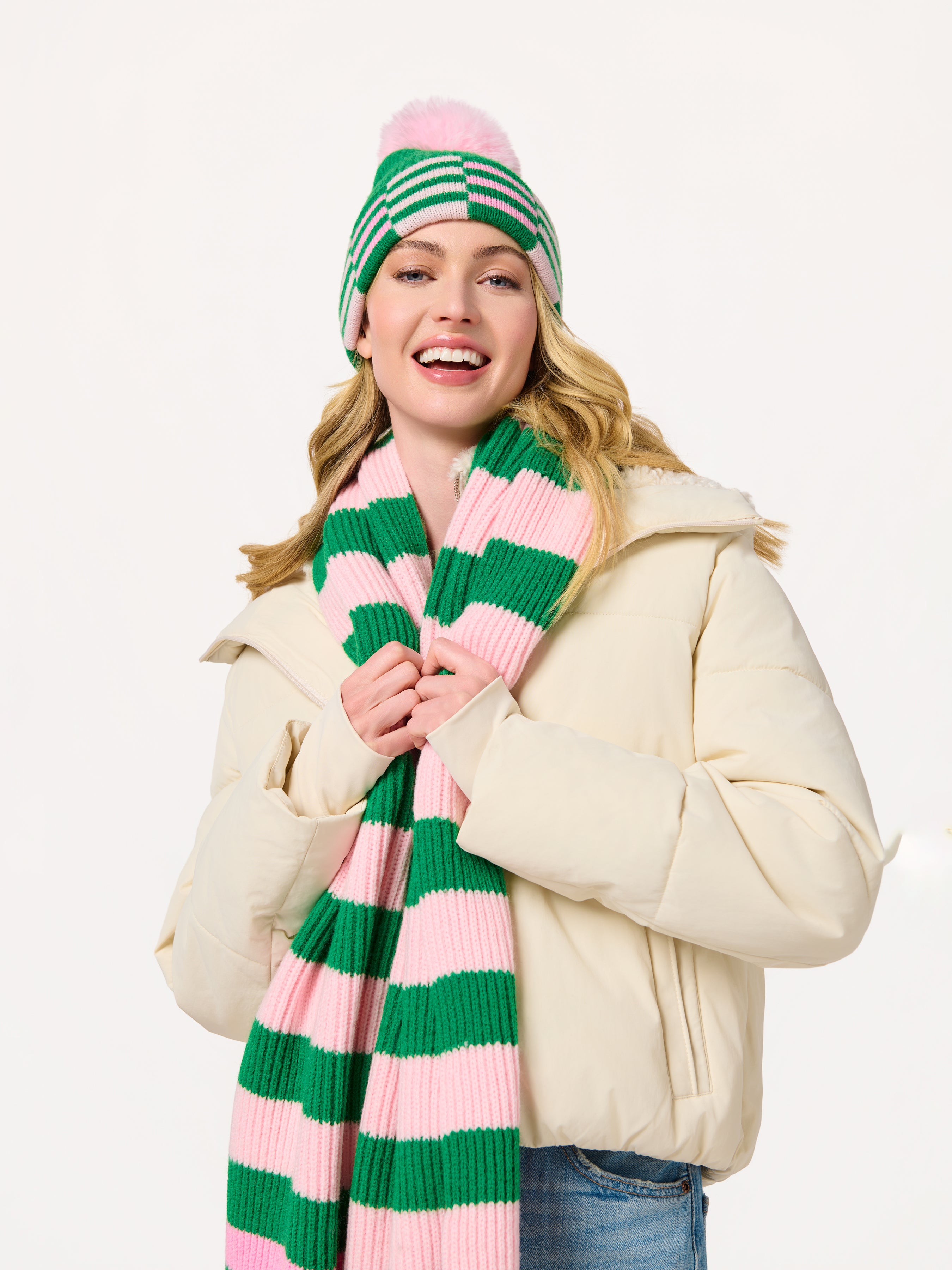 Shiraleah Jenny Scarf, Pink