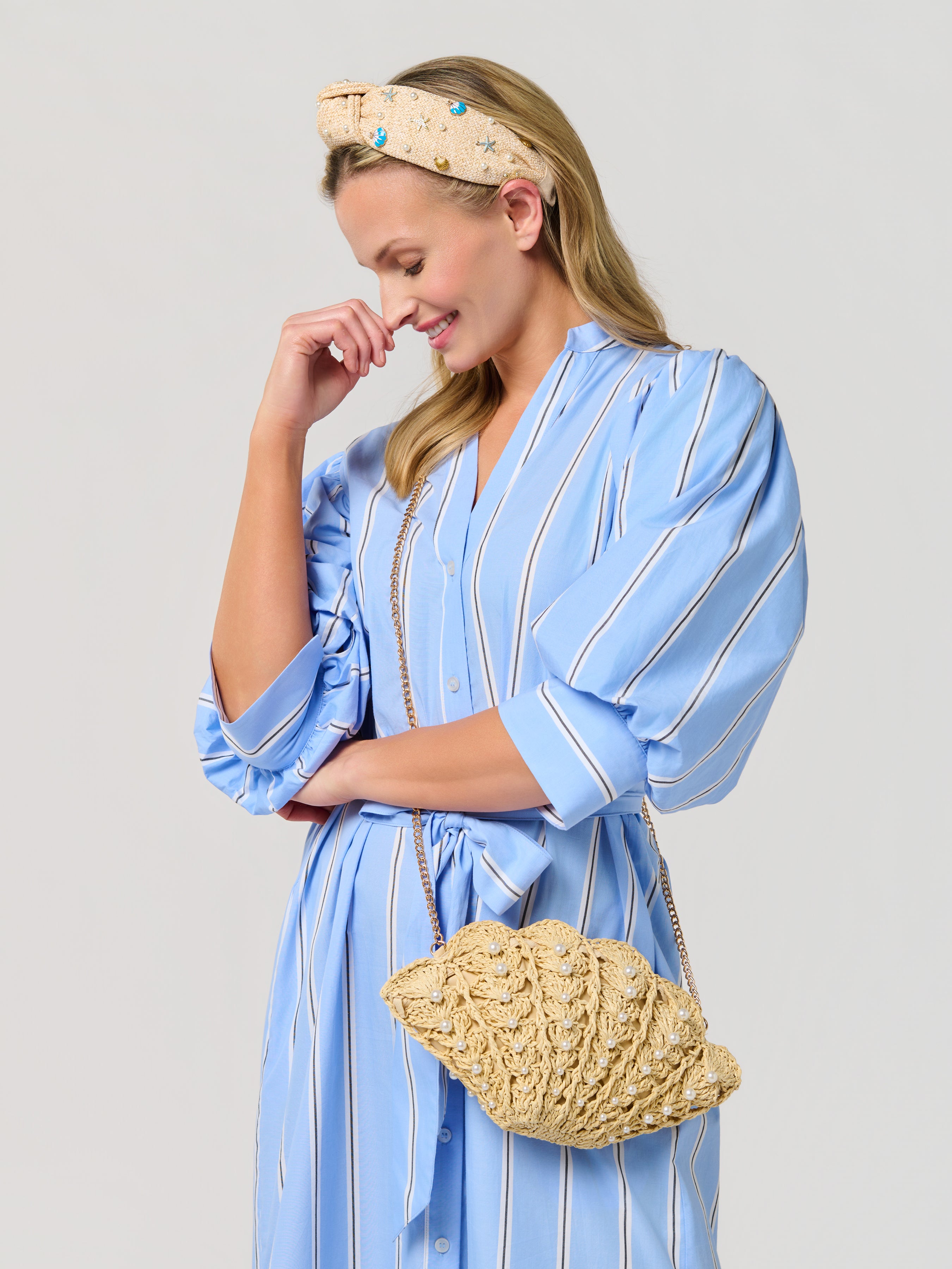 Shiraleah Ocean Charms Headband, Natural