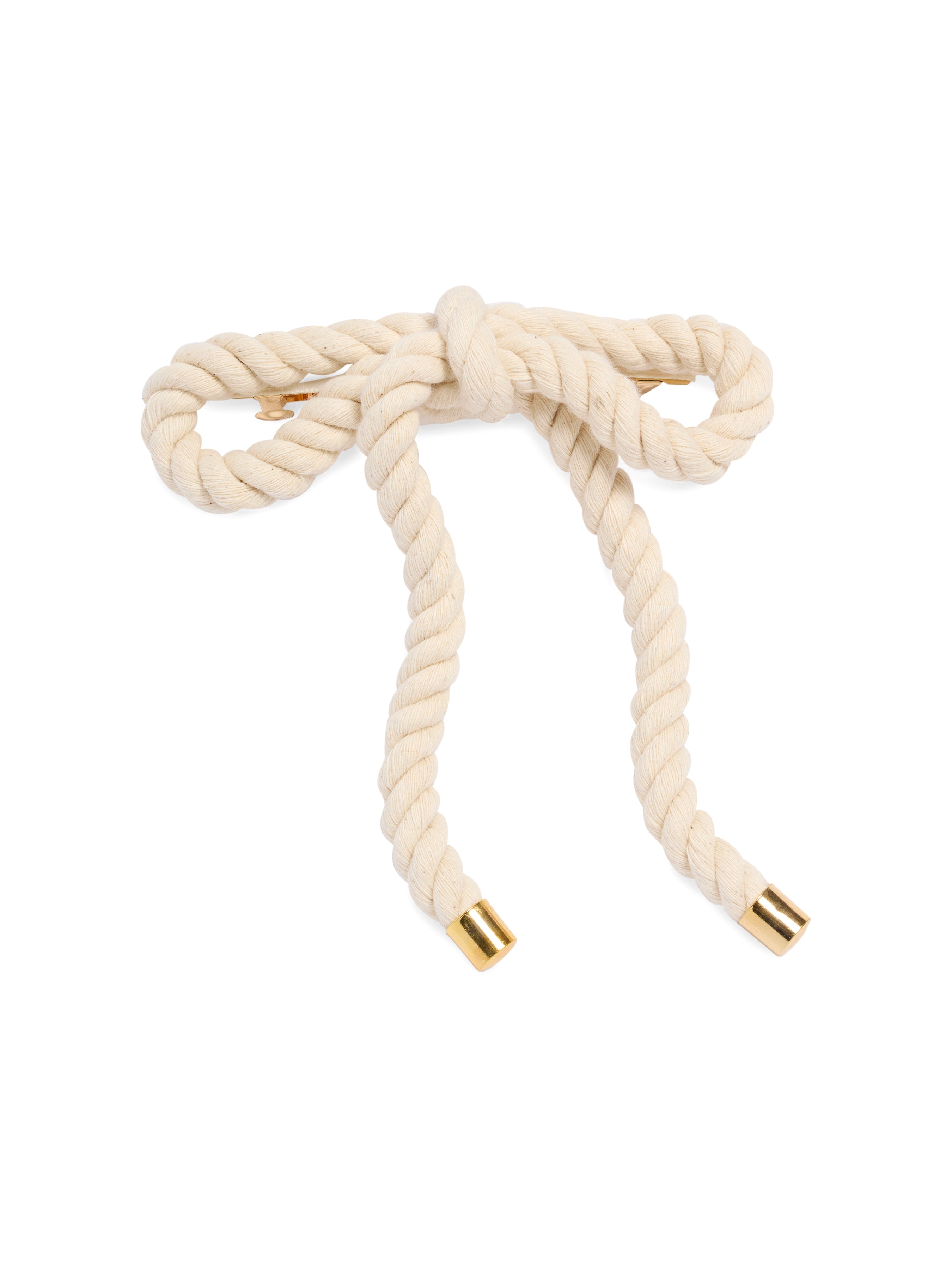 Shiraleah Rope Bow Clip, Natural