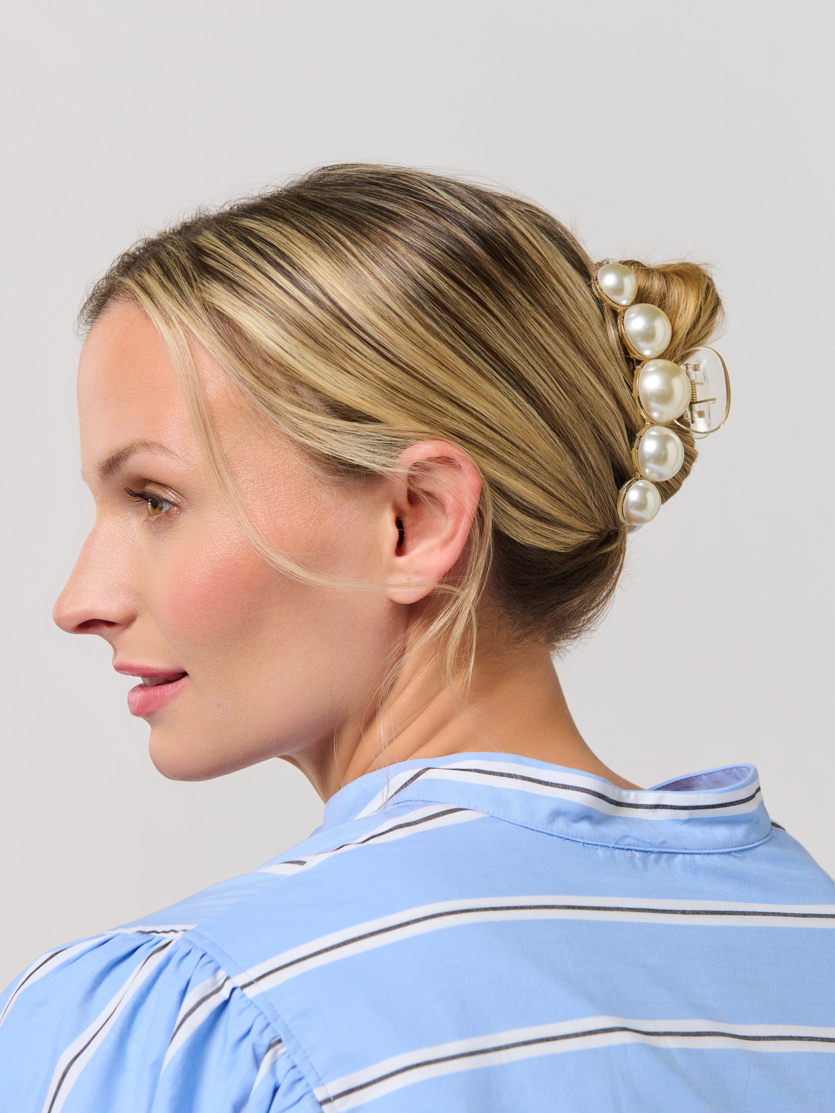 Shiraleah Pearl Claw Clip, Pearl