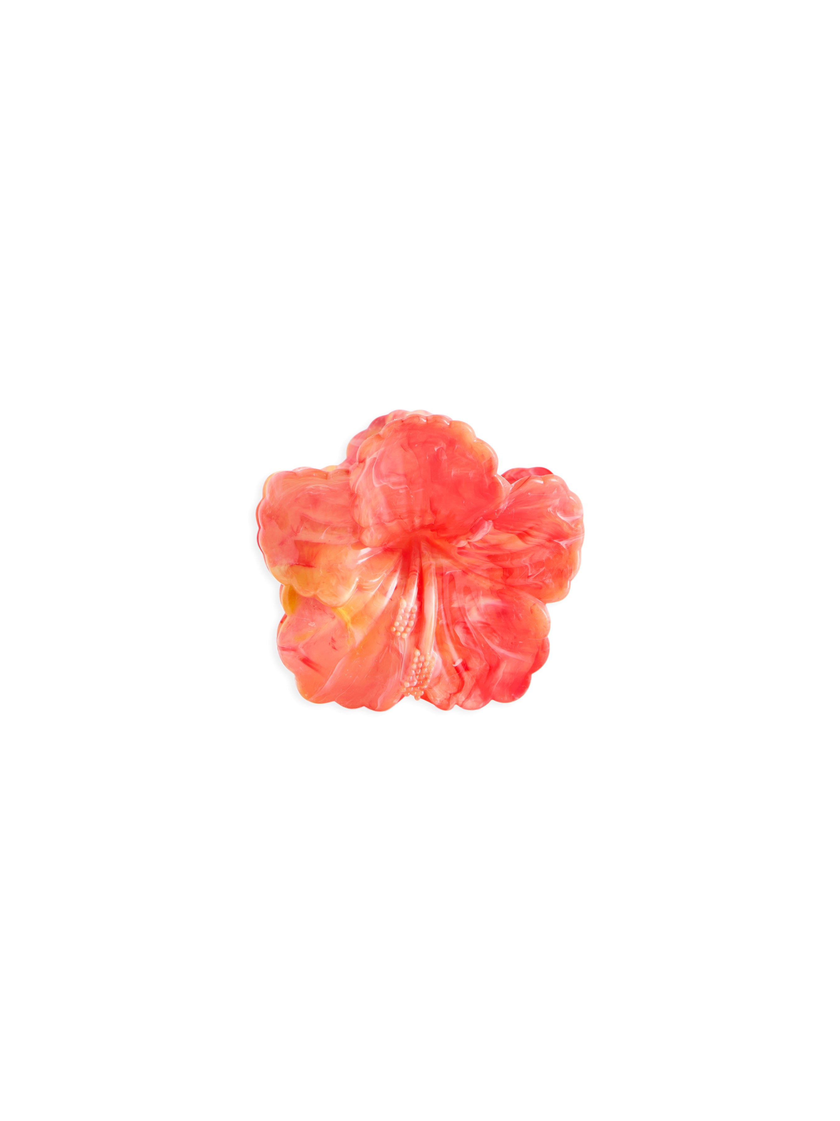 Shiraleah Hibiscus Claw Clip ORANGE