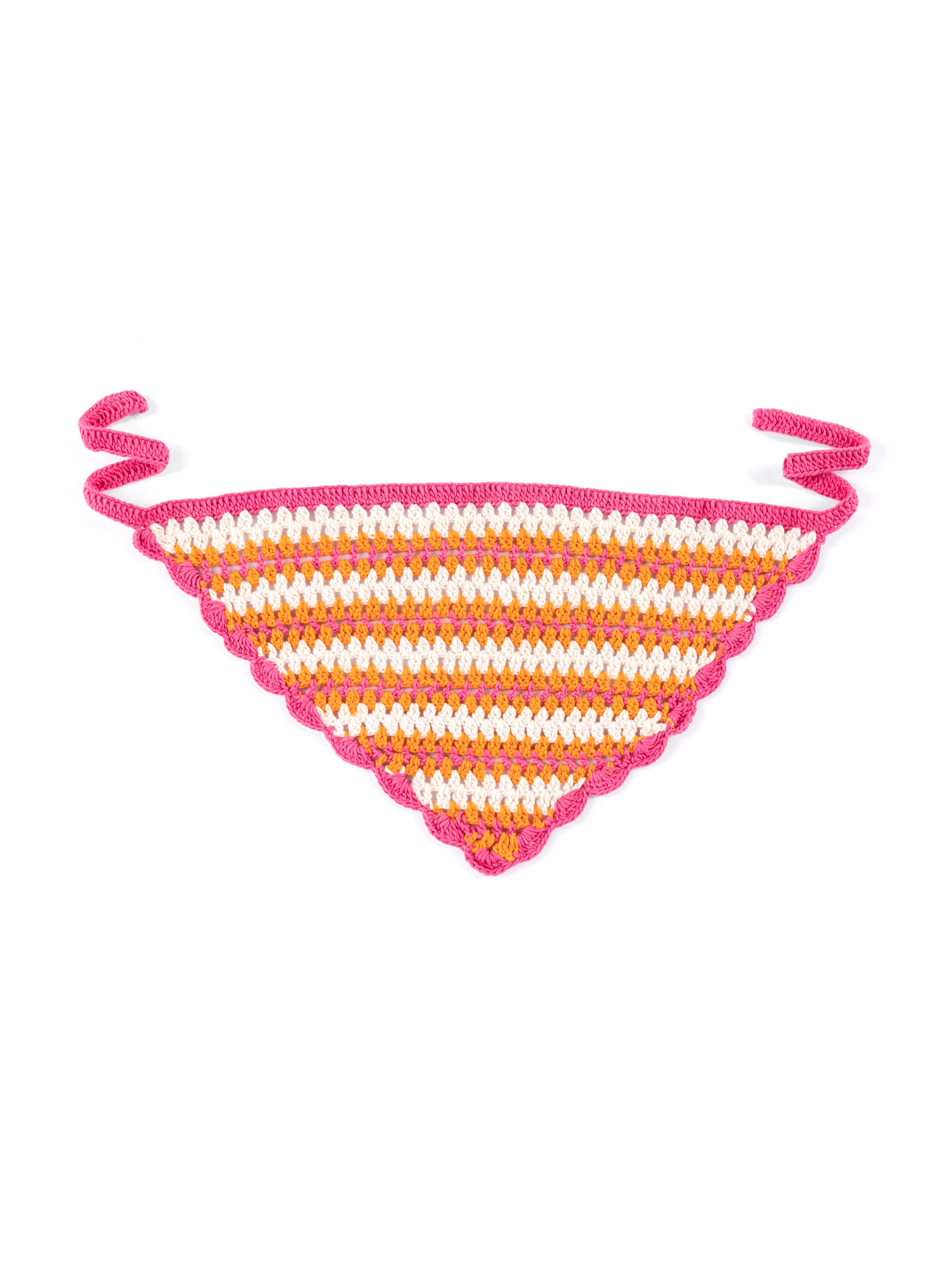 Shiraleah Luna Stripe Crochet Headscarf, Multi