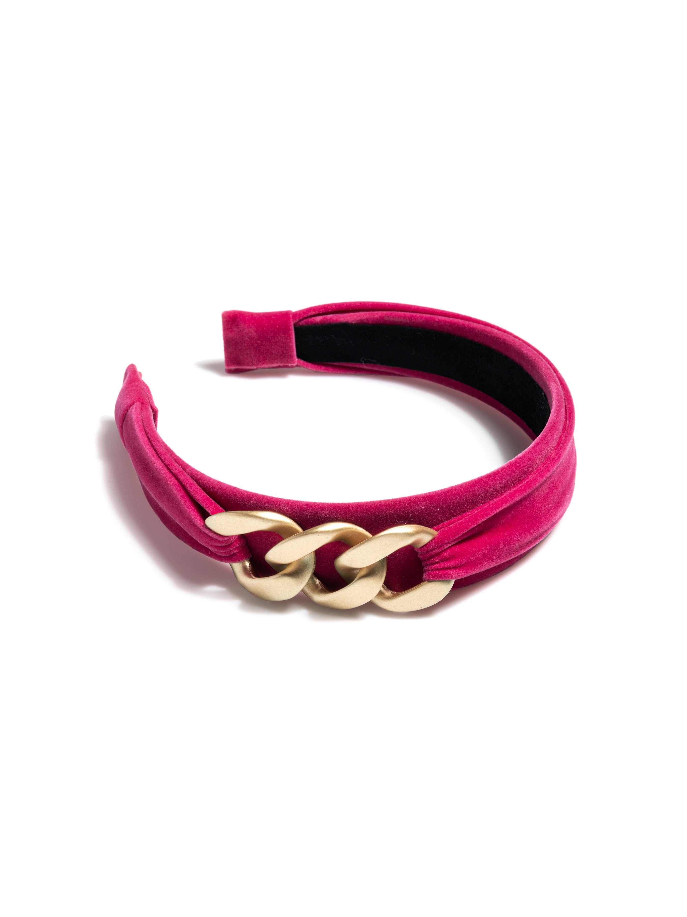 Shiraleah Chain Detail Headband, Pink