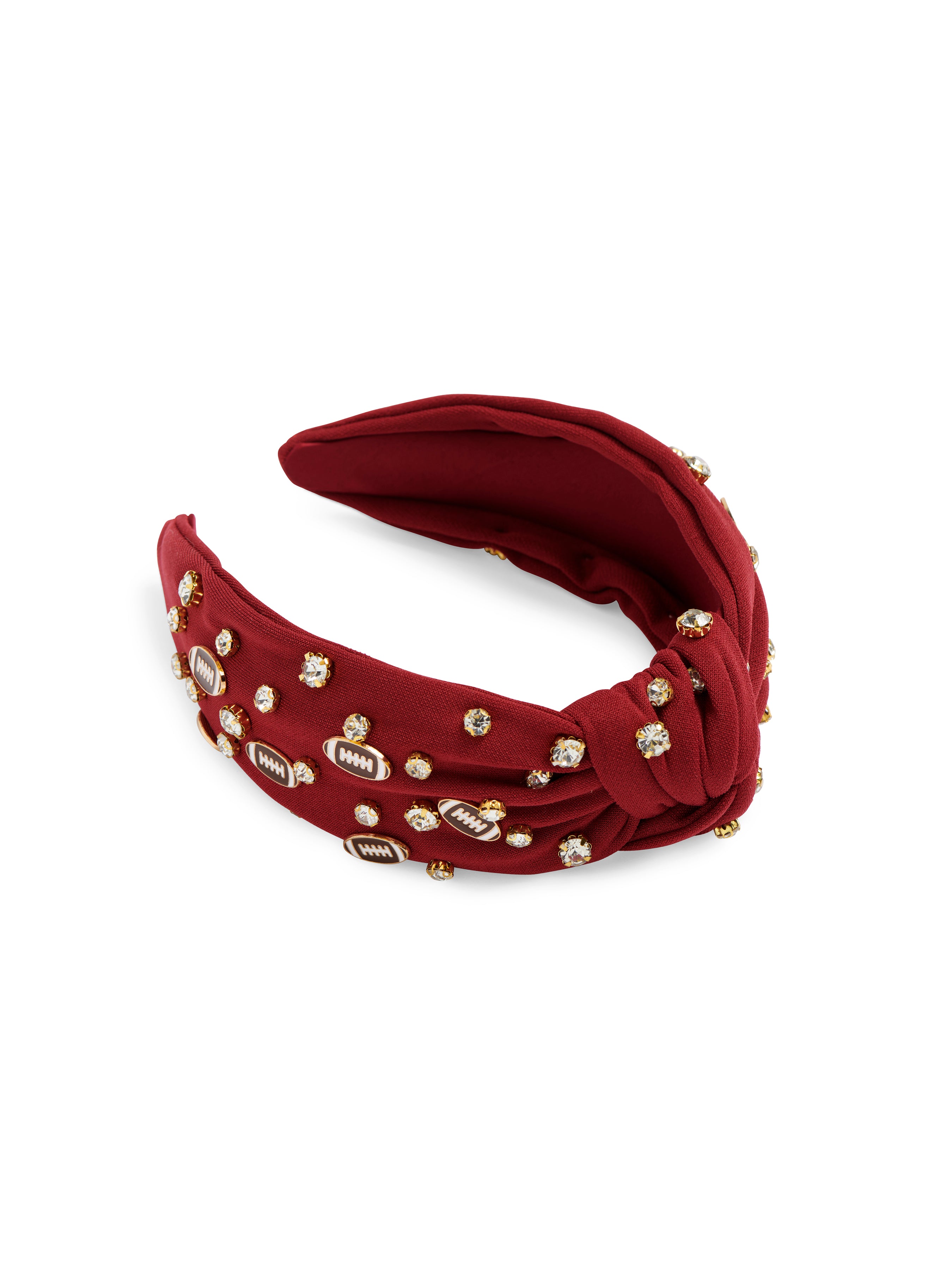 Shiraleah Game Day Charms Knotted Headband Maroon