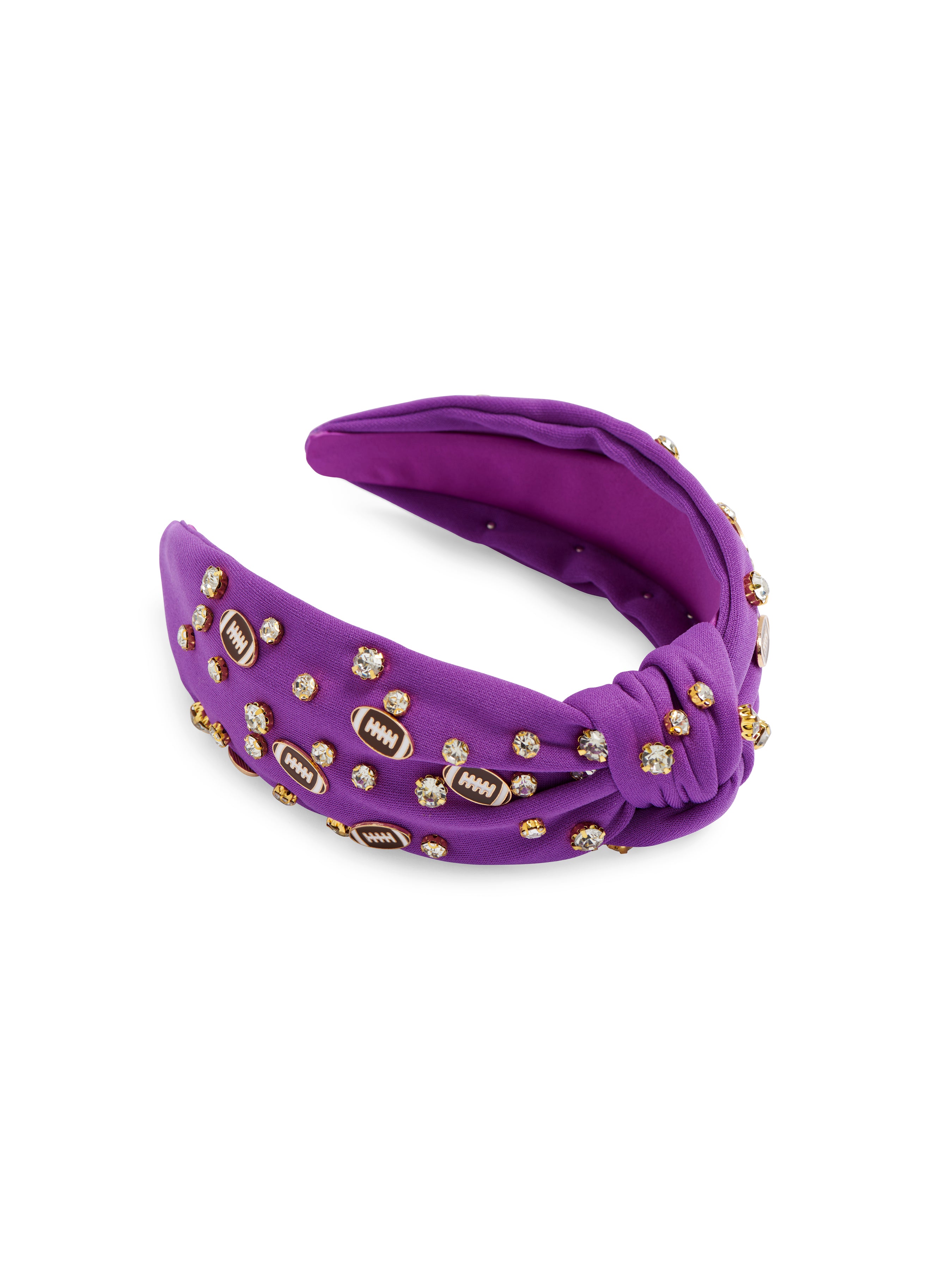 Shiraleah Game Day Charms Knotted Headband Purple
