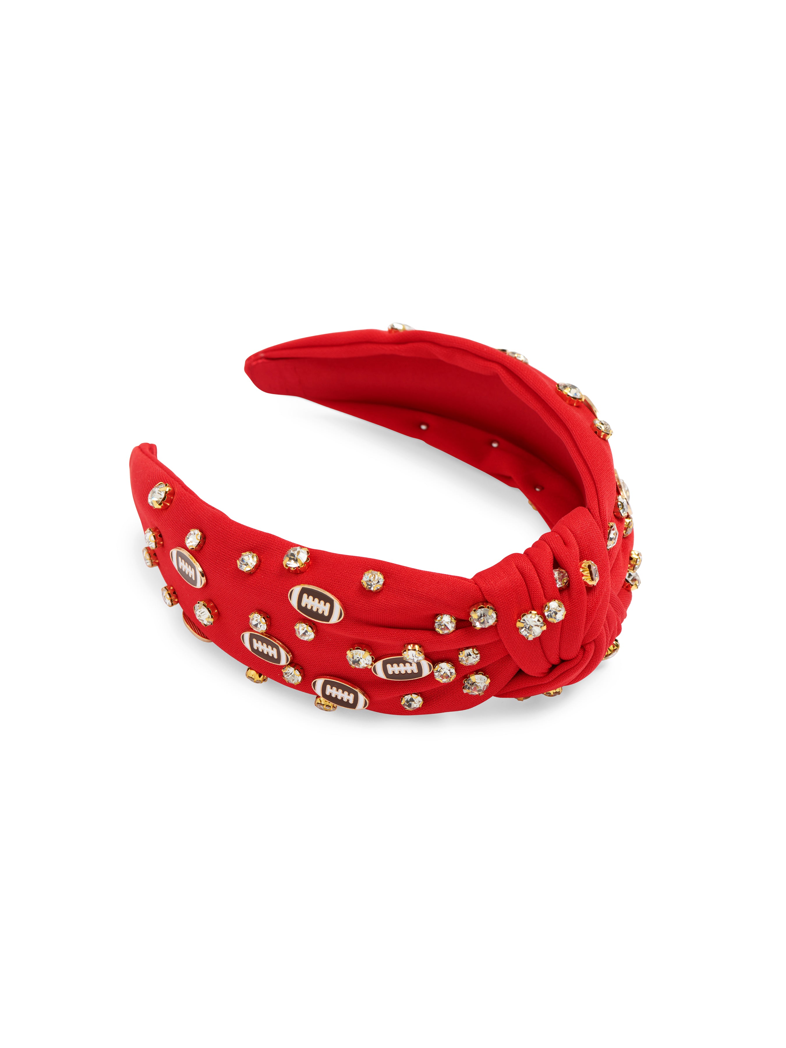 Shiraleah Game Day Charms Knotted Headband Red