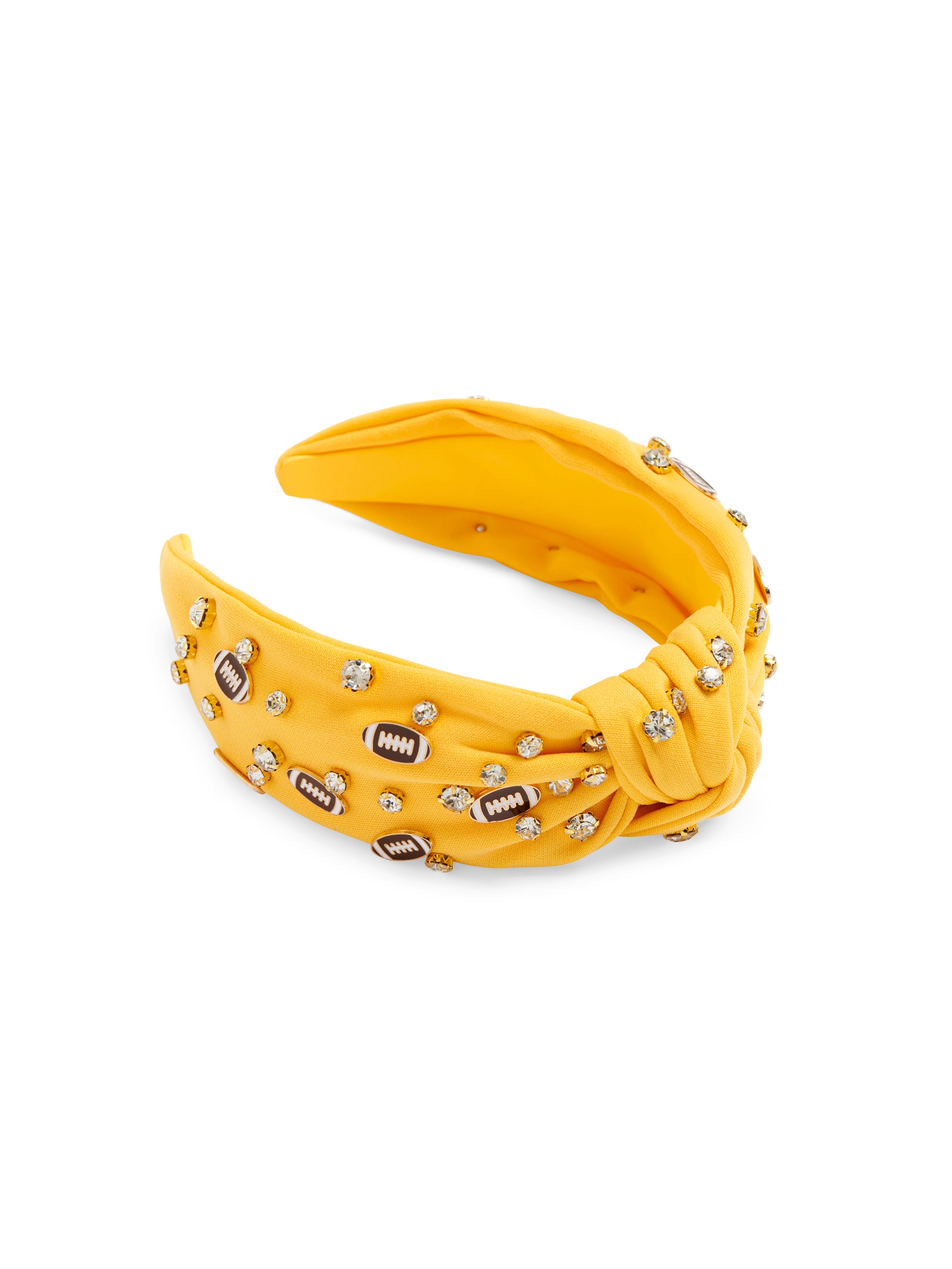 Shiraleah Game Day Charms Knotted Headband Yellow