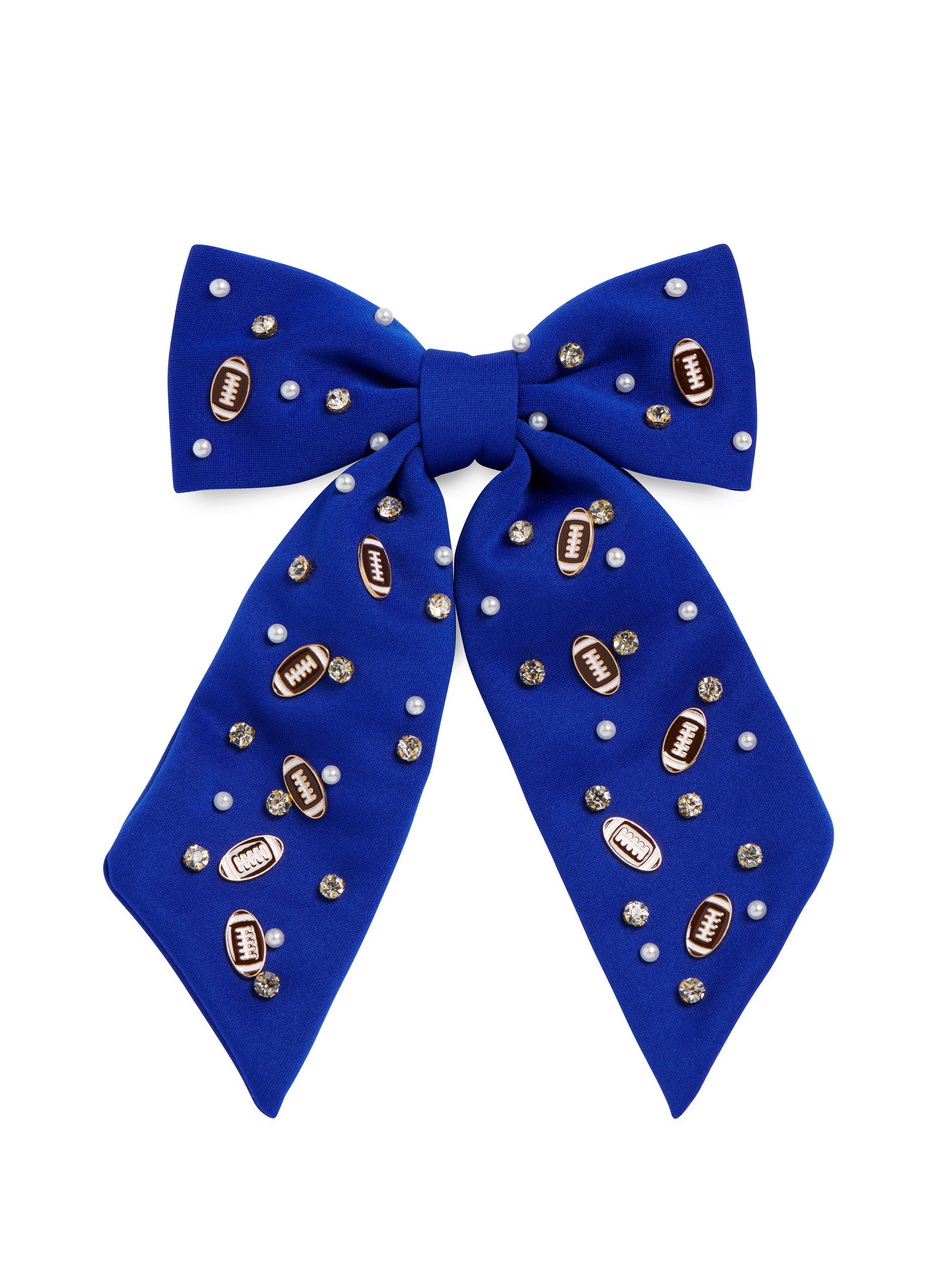 Shiraleah Game Day Charms Bow Clip BLUE