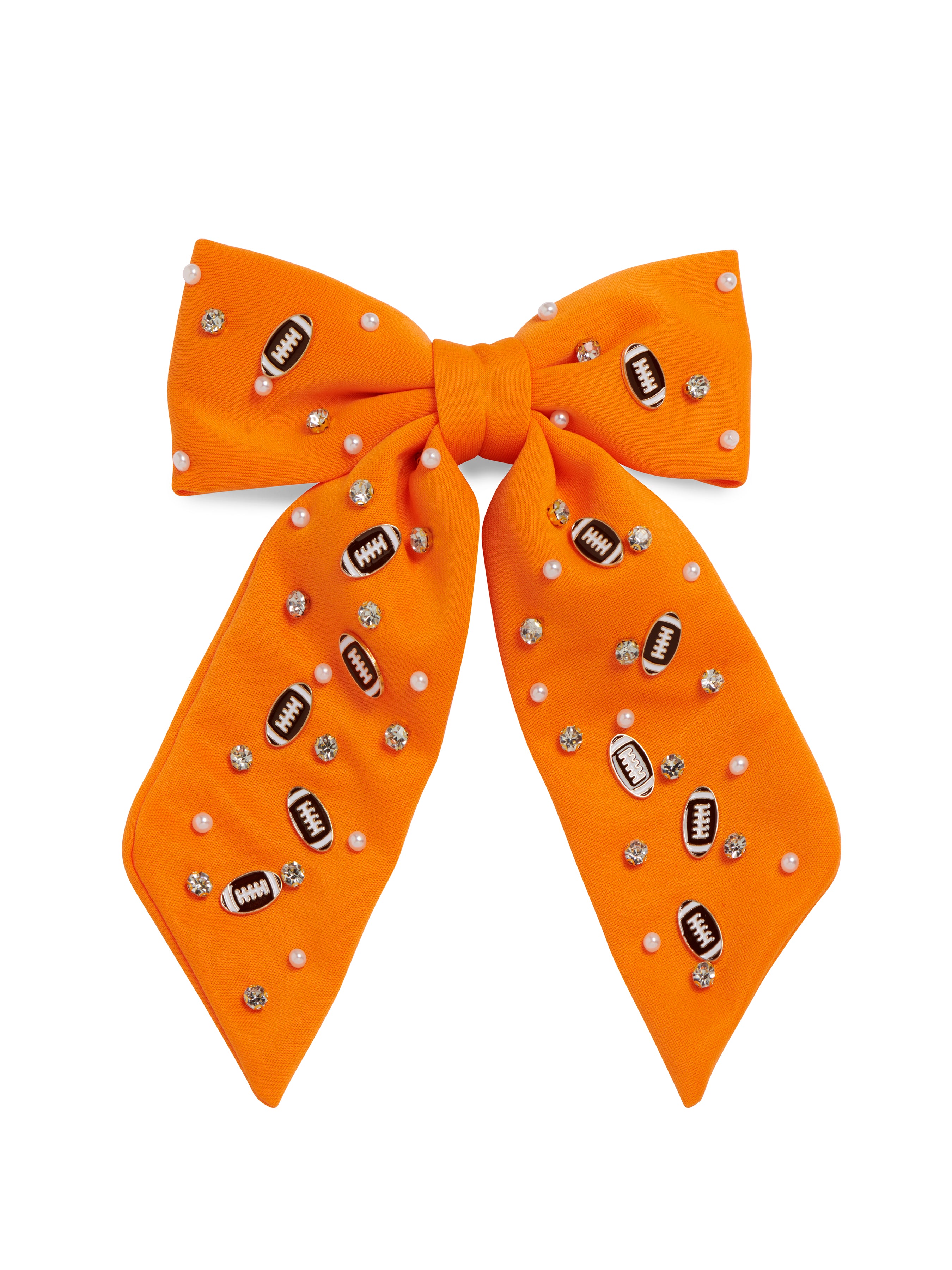 Shiraleah Game Day Charms Bow Clip ORANGE