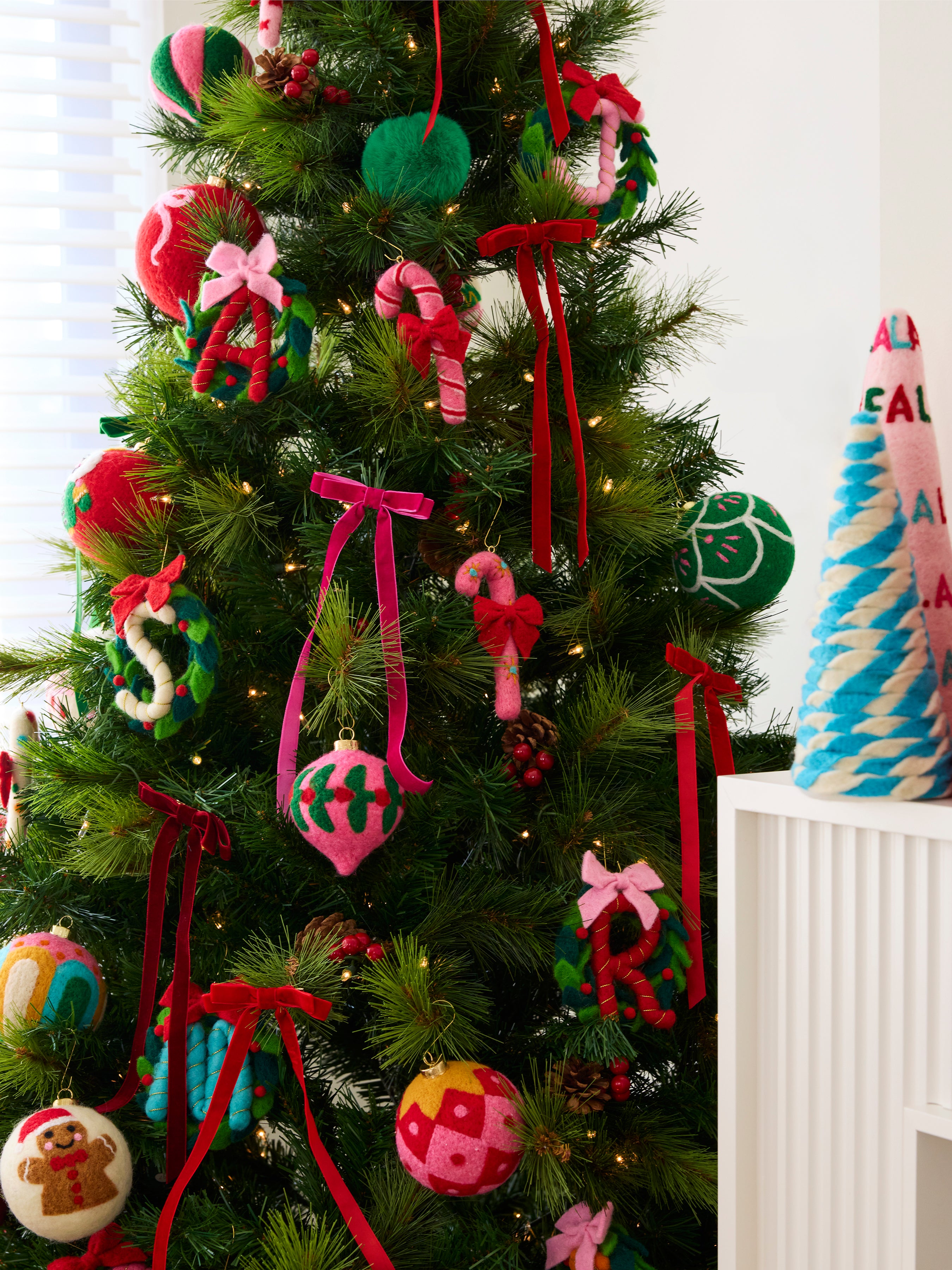 Shiraleah "Ho Ho Ho" Assorted Set Of 4 Ornaments, Multi