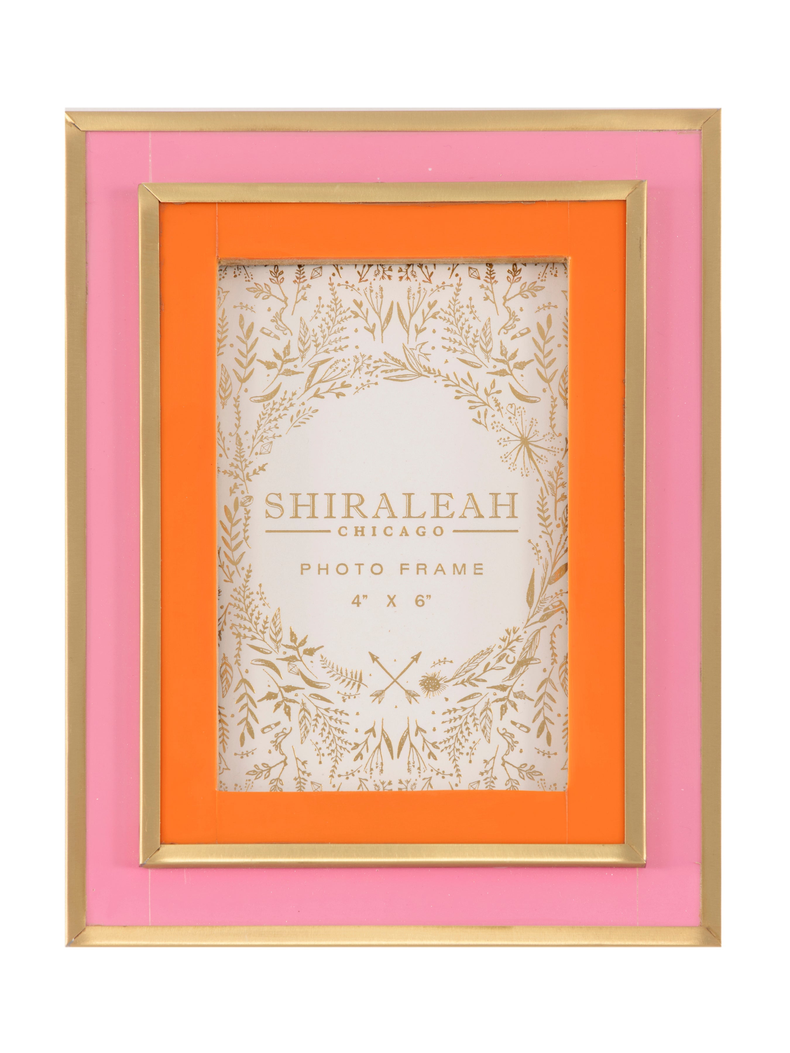 Shiraleah Viva 4" X 6" Layered Picture Frame PINK