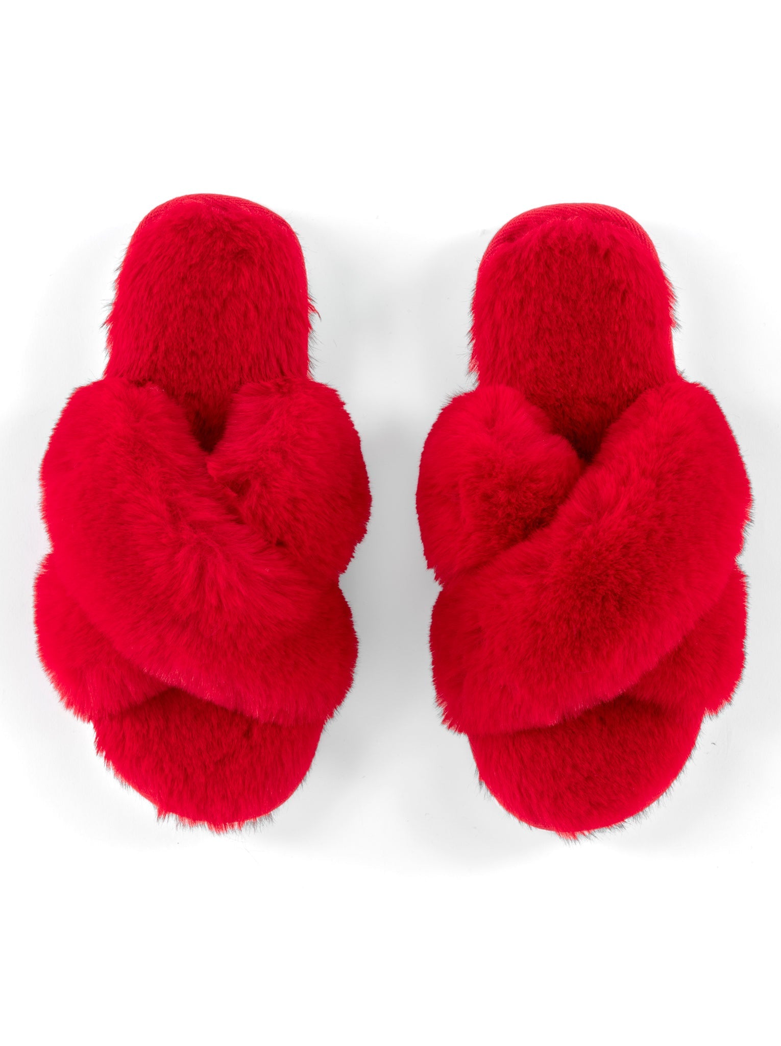 Shiraleah Assorted Set Of 2 Sizes Christina Slippers, Red