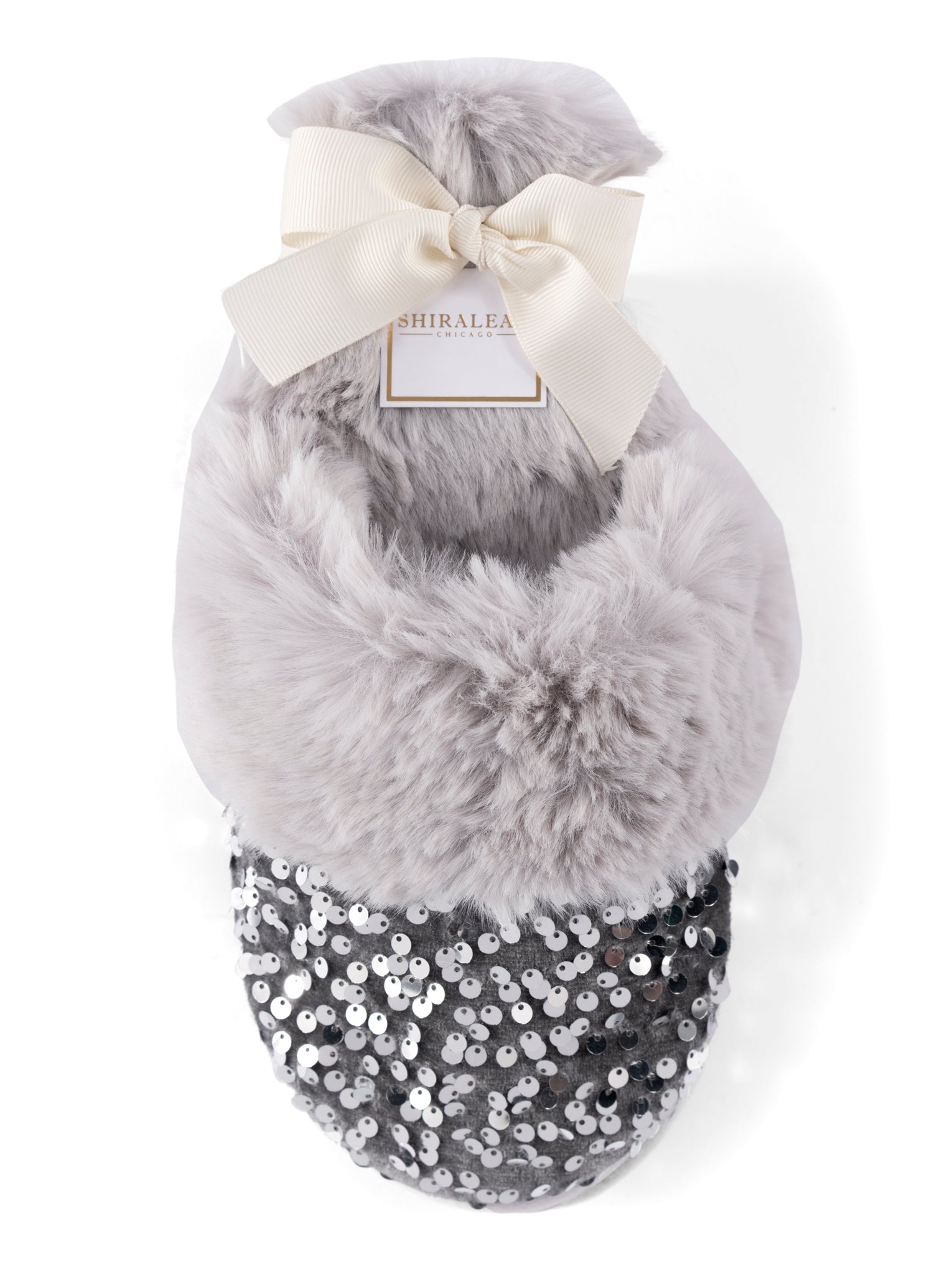 Shiraleah Assorted Set Of 2 Sizes Fiesta Slippers, Silver