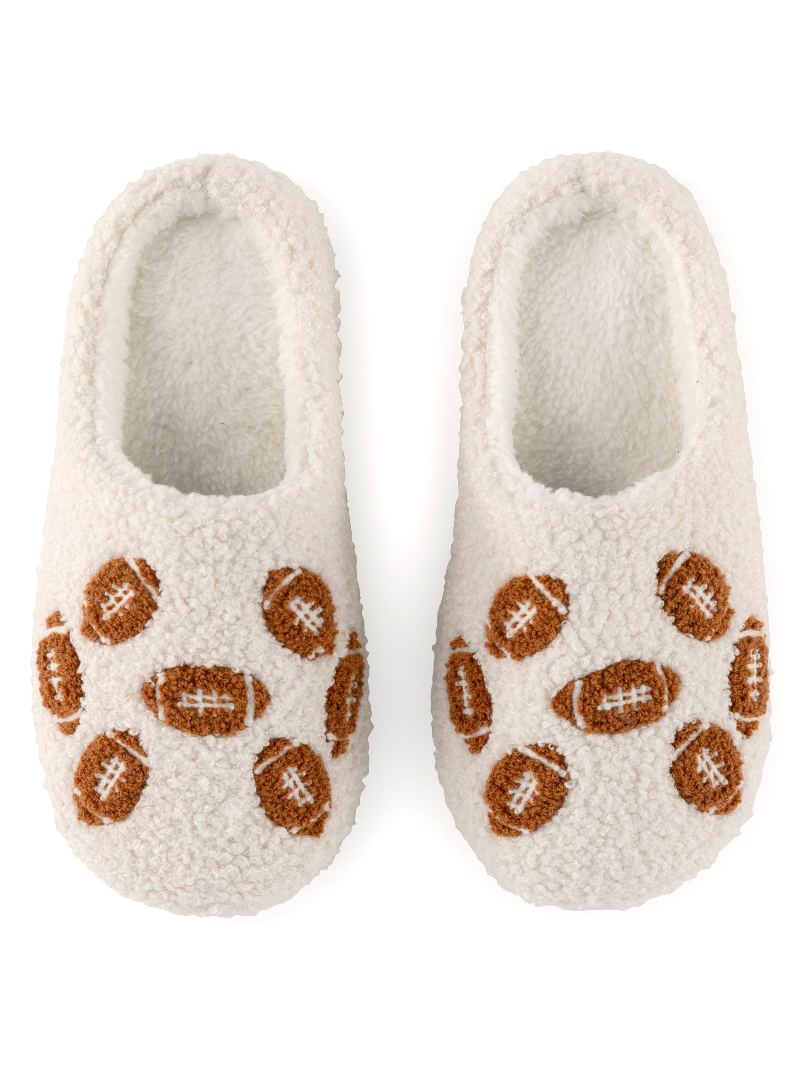Shiraleah Game Day Slippers IVORY