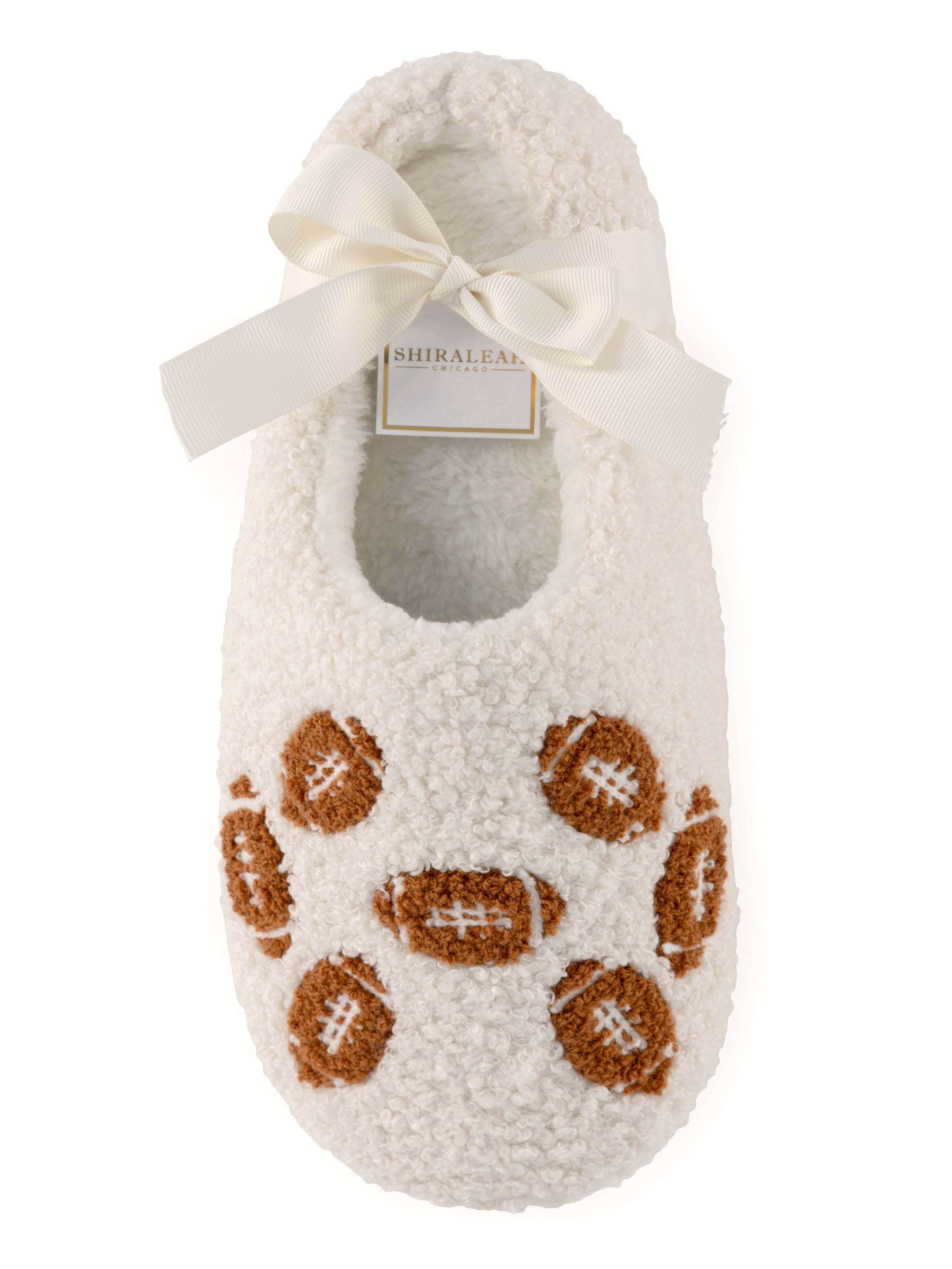 Shiraleah Game Day Slippers IVORY