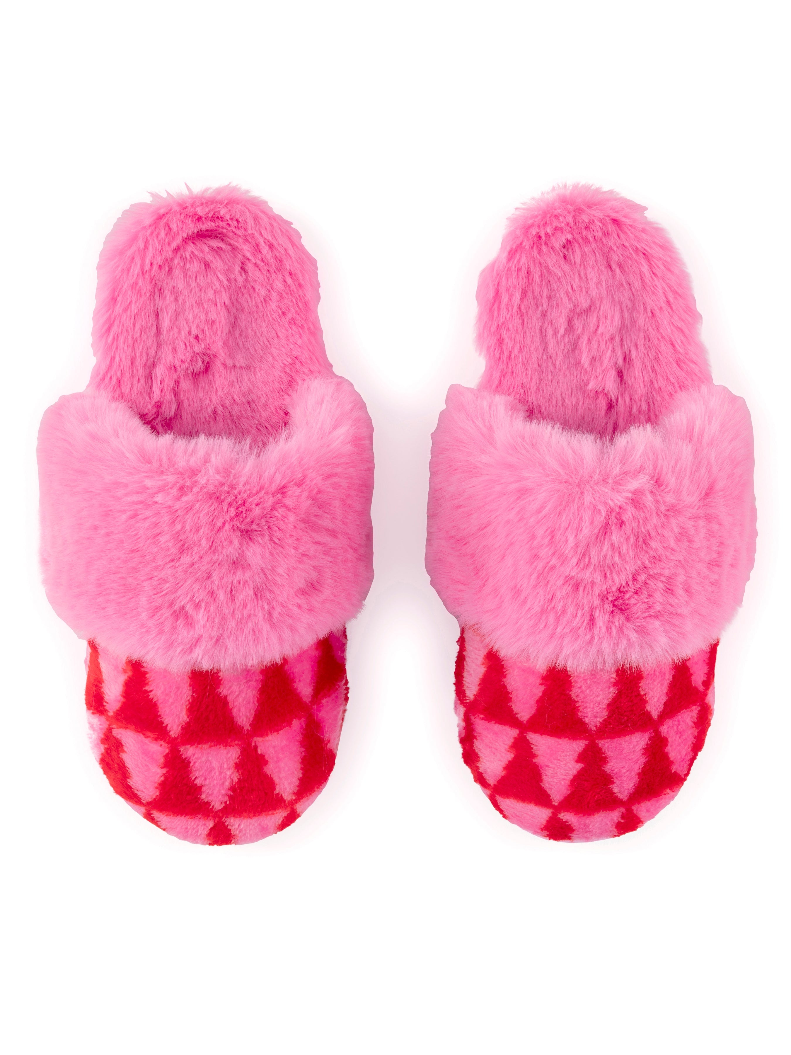Shiraleah Felicity Trees Slippers PINK