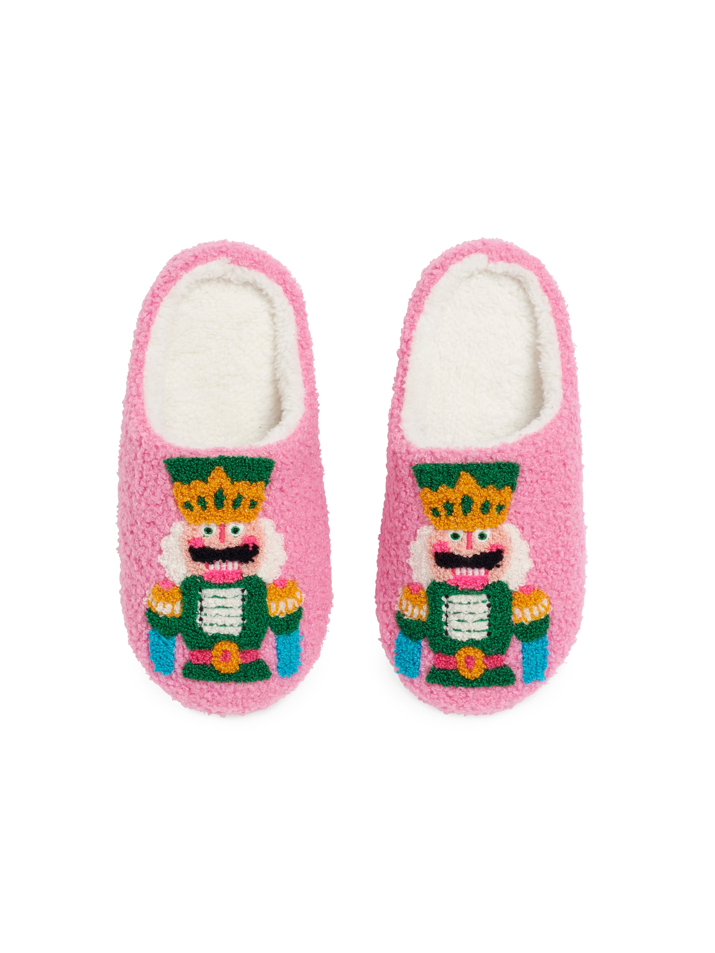 Shiraleah Assorted Set Of 2 Sizes Nutcracker Slippers, Blush
