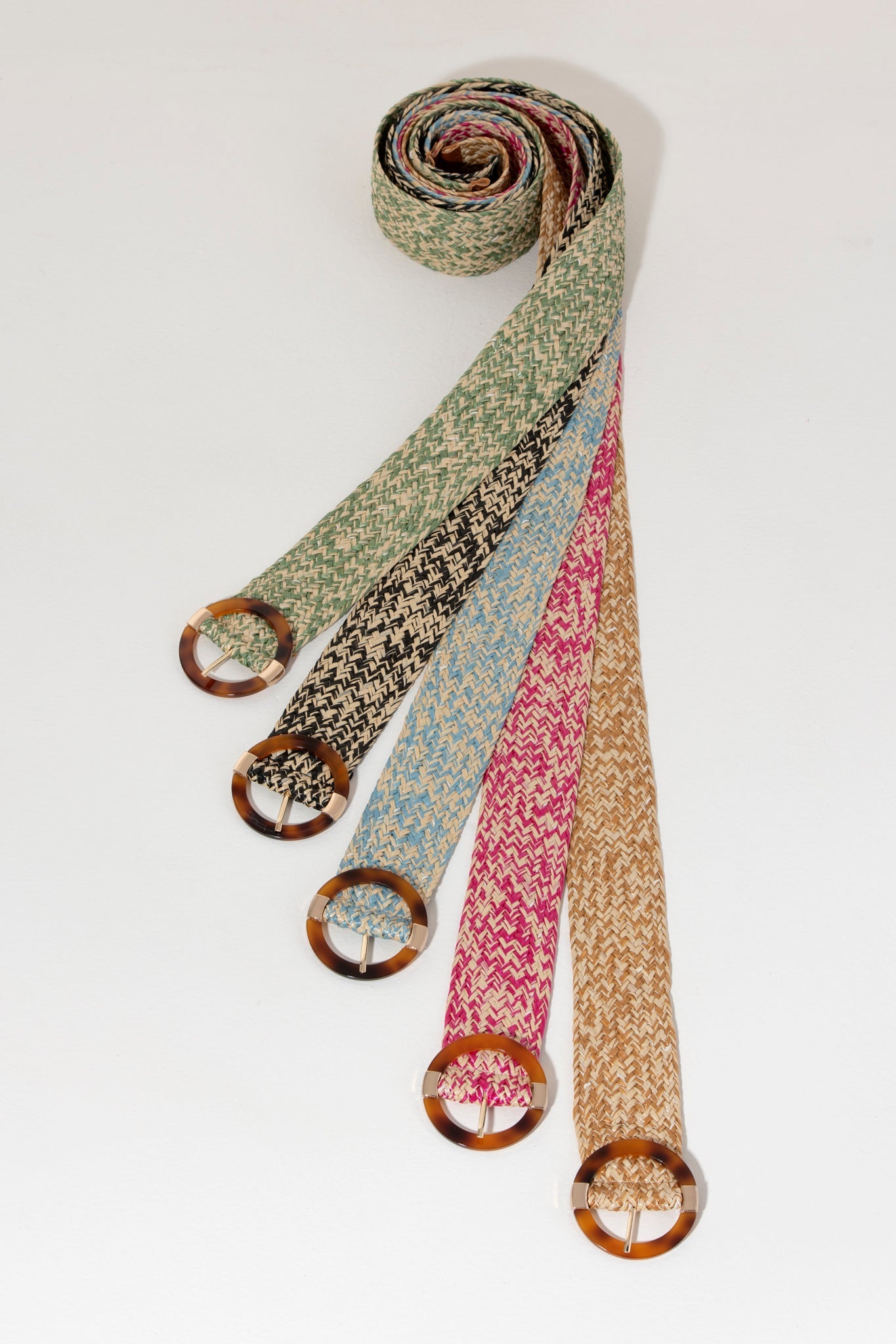 Shiraleah Assorted Set of 2 Camille Belts, Blue