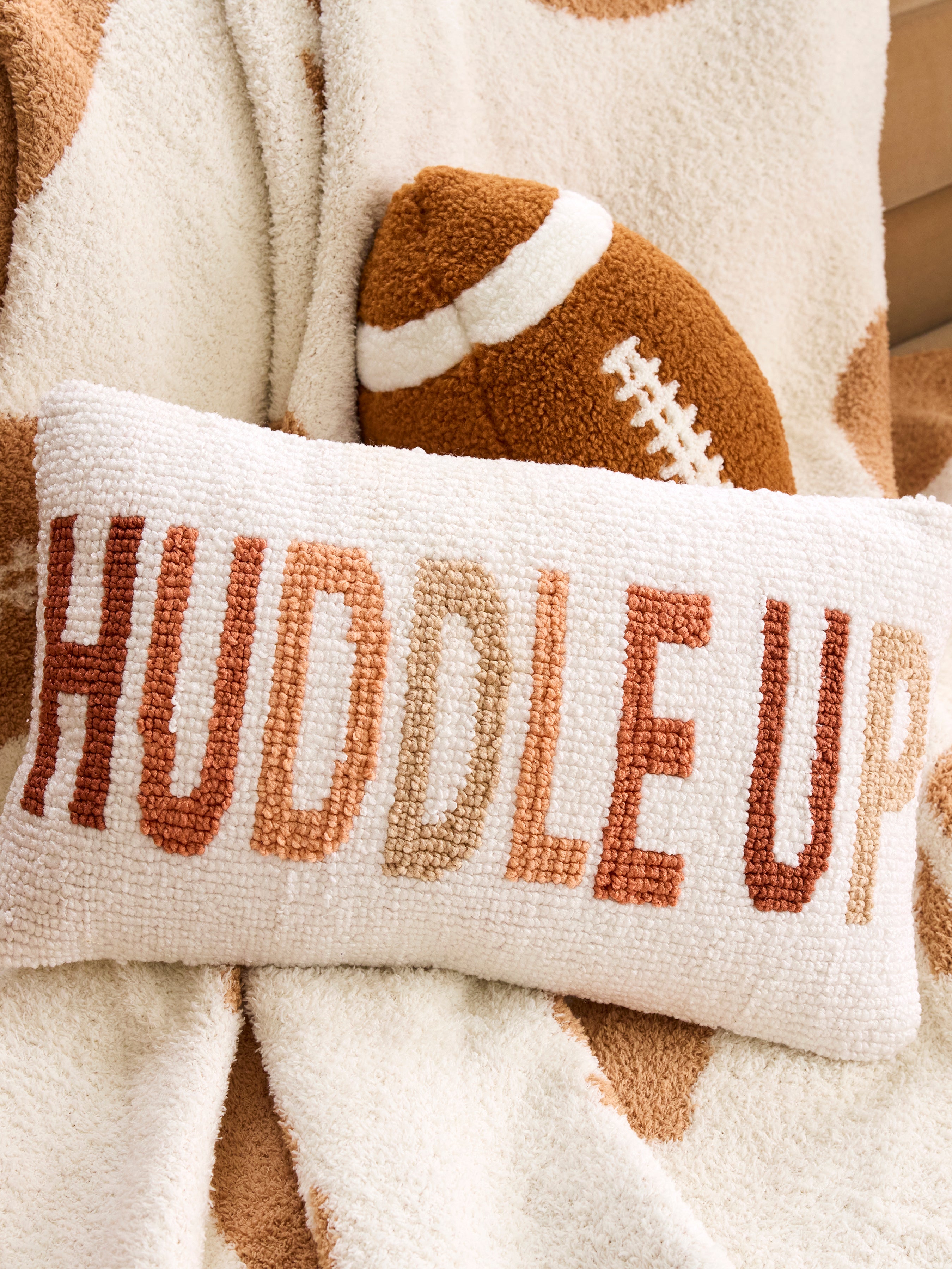 Shiraleah Football Shaped Pillow