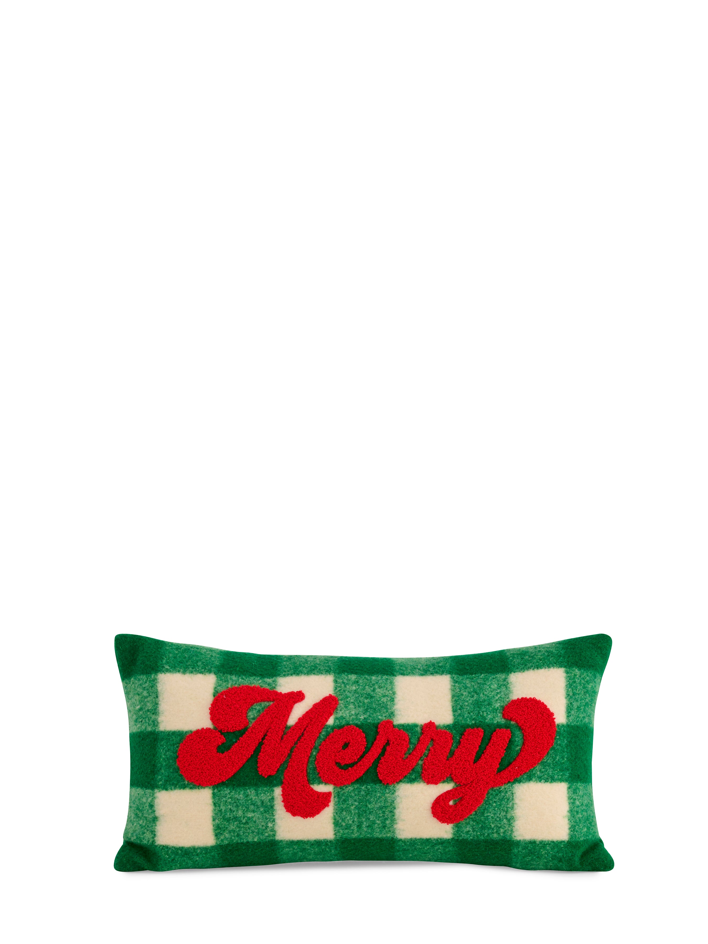 Shiraleah "Merry" Plaid Pillow, Green