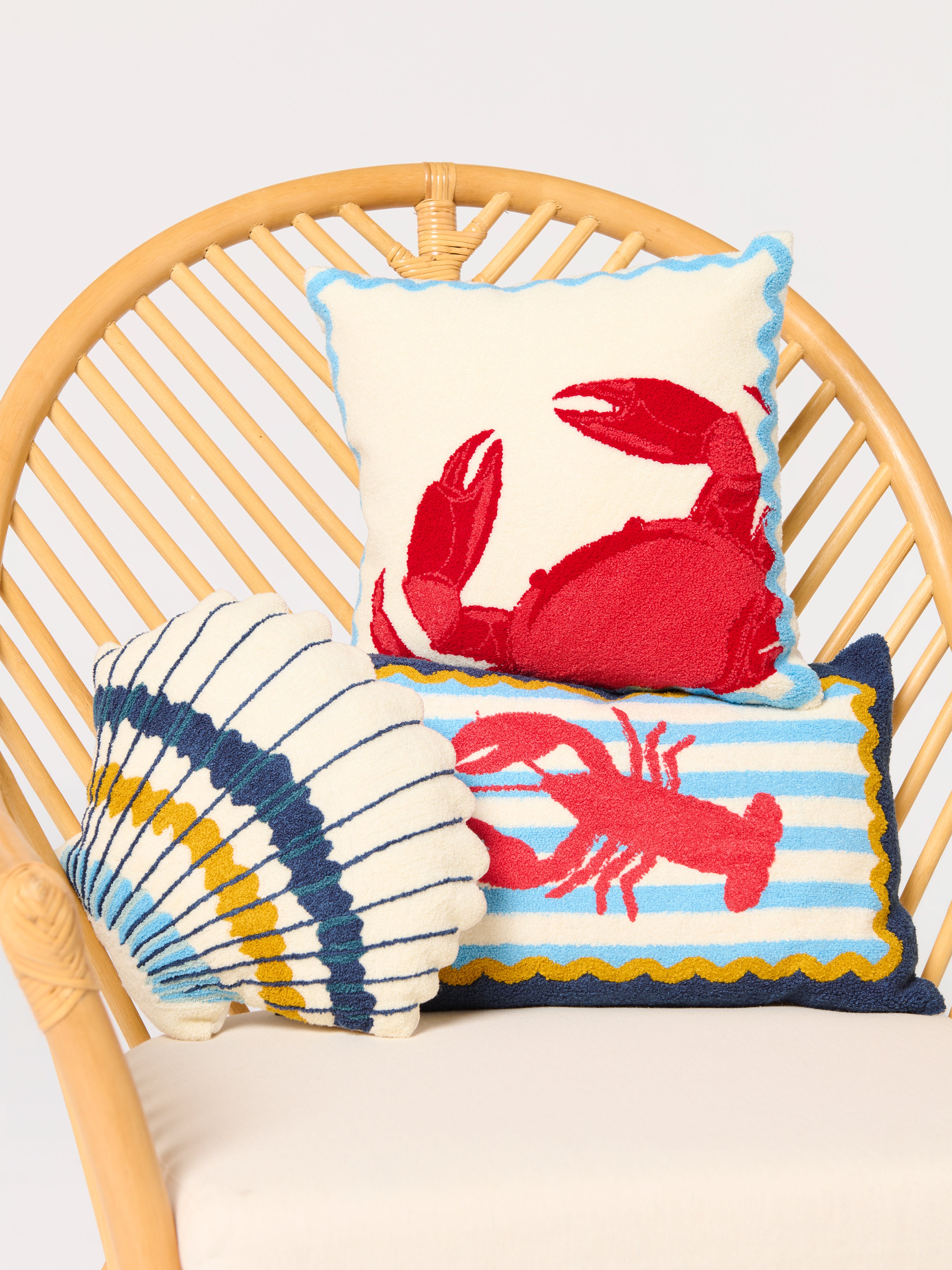 Shiraleah Lobster Pillow, Multi