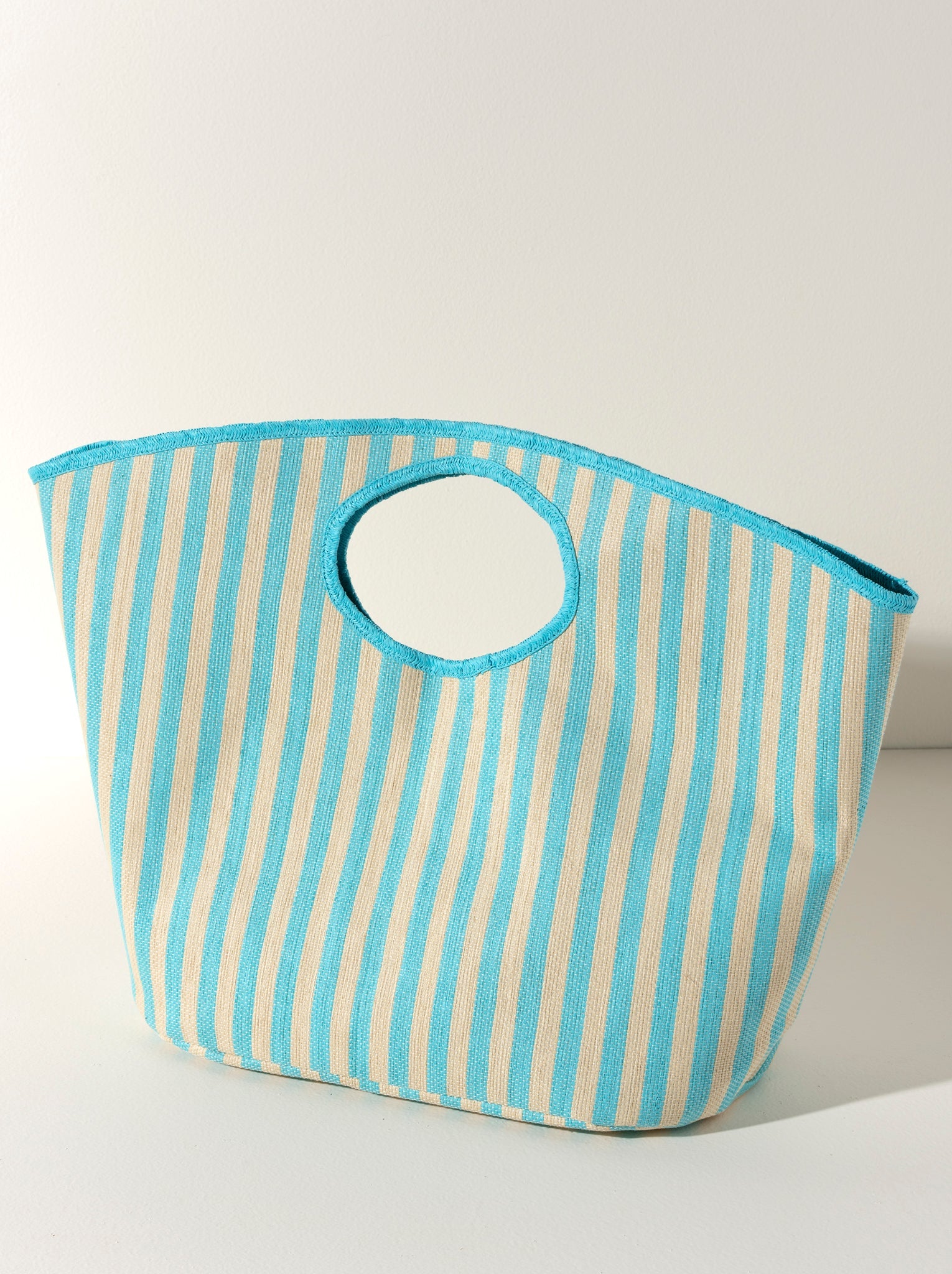 Shiraleah Lolita Stripe Tote, Turquoise