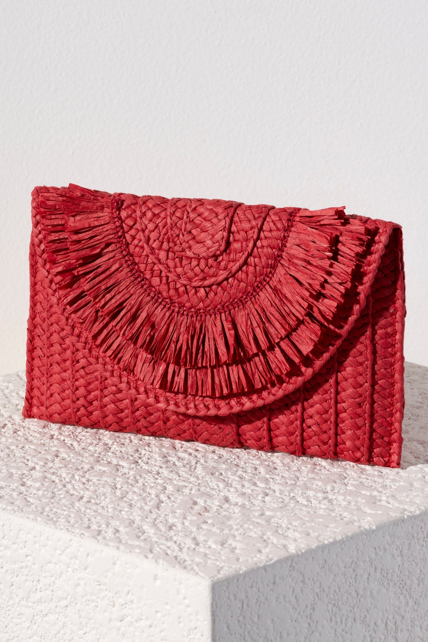 Shiraleah Sarah Clutch, Red