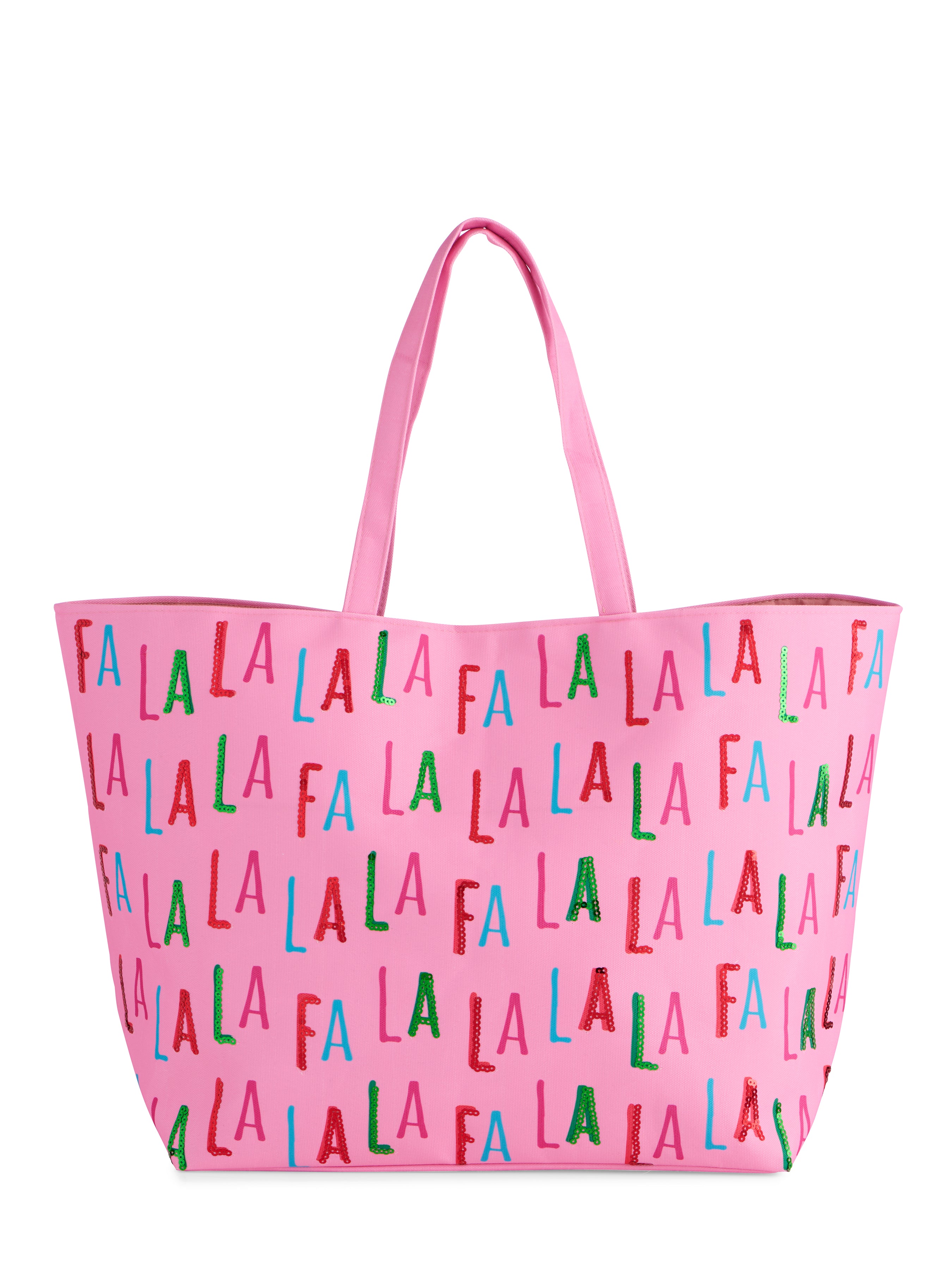 Shiraleah "Fa La La" Gifting Tote, Pink