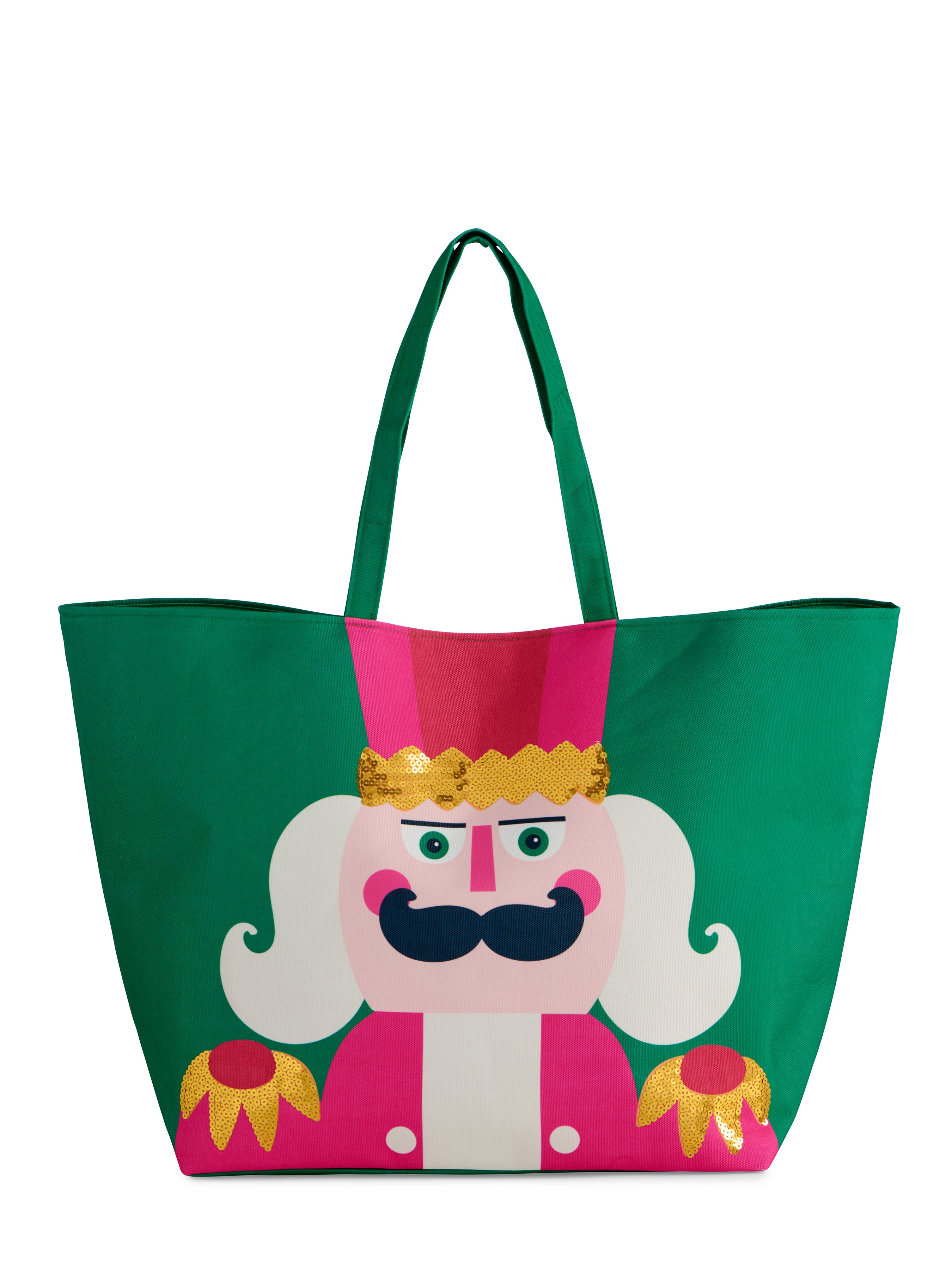 Shiraleah Nutcracker Gifting Tote, Green