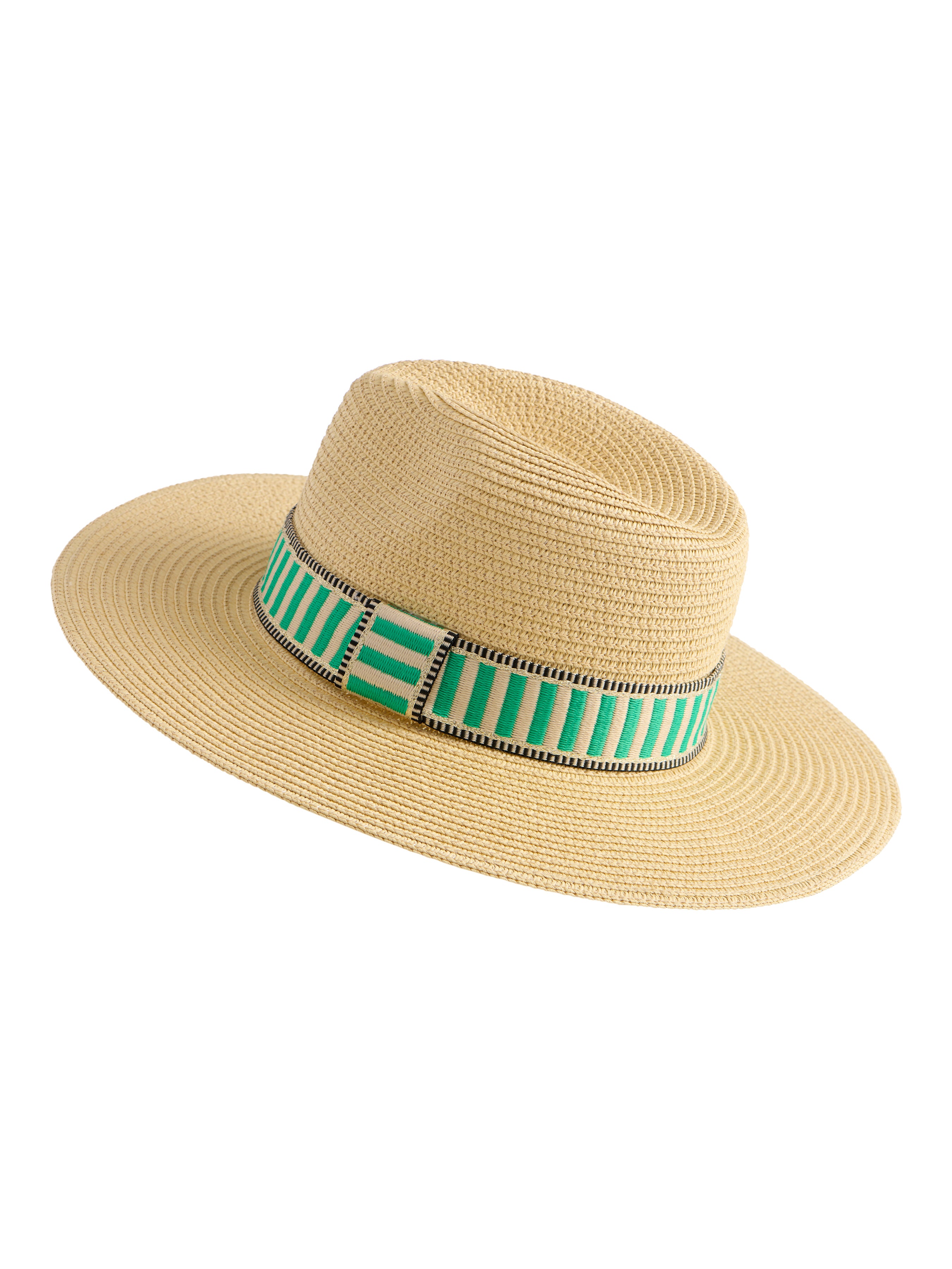 Shiraleah Dorian Tote and Hat Set GREEN