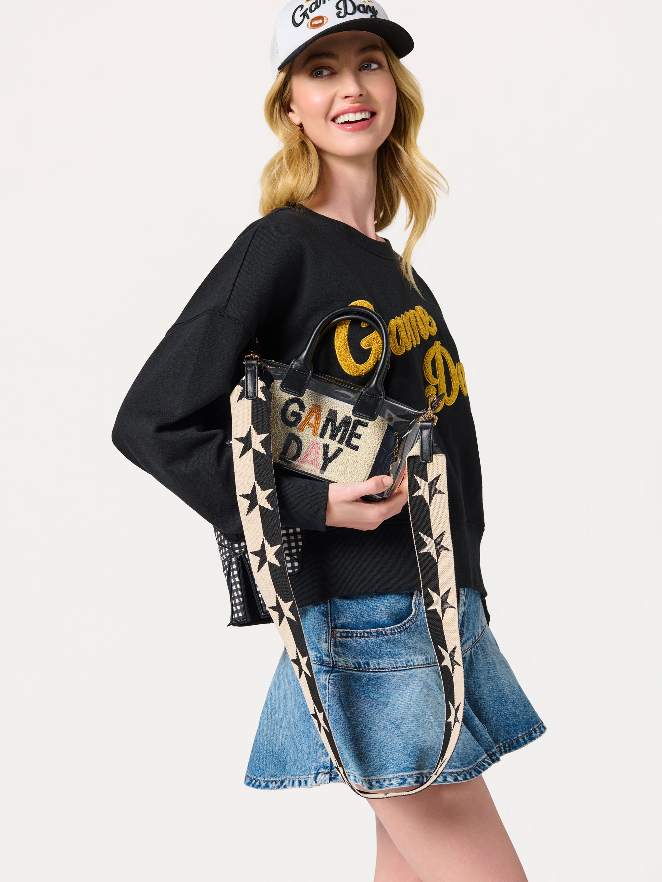 Shiraleah Spectator Top Handle Cross-Body BLACK / OS