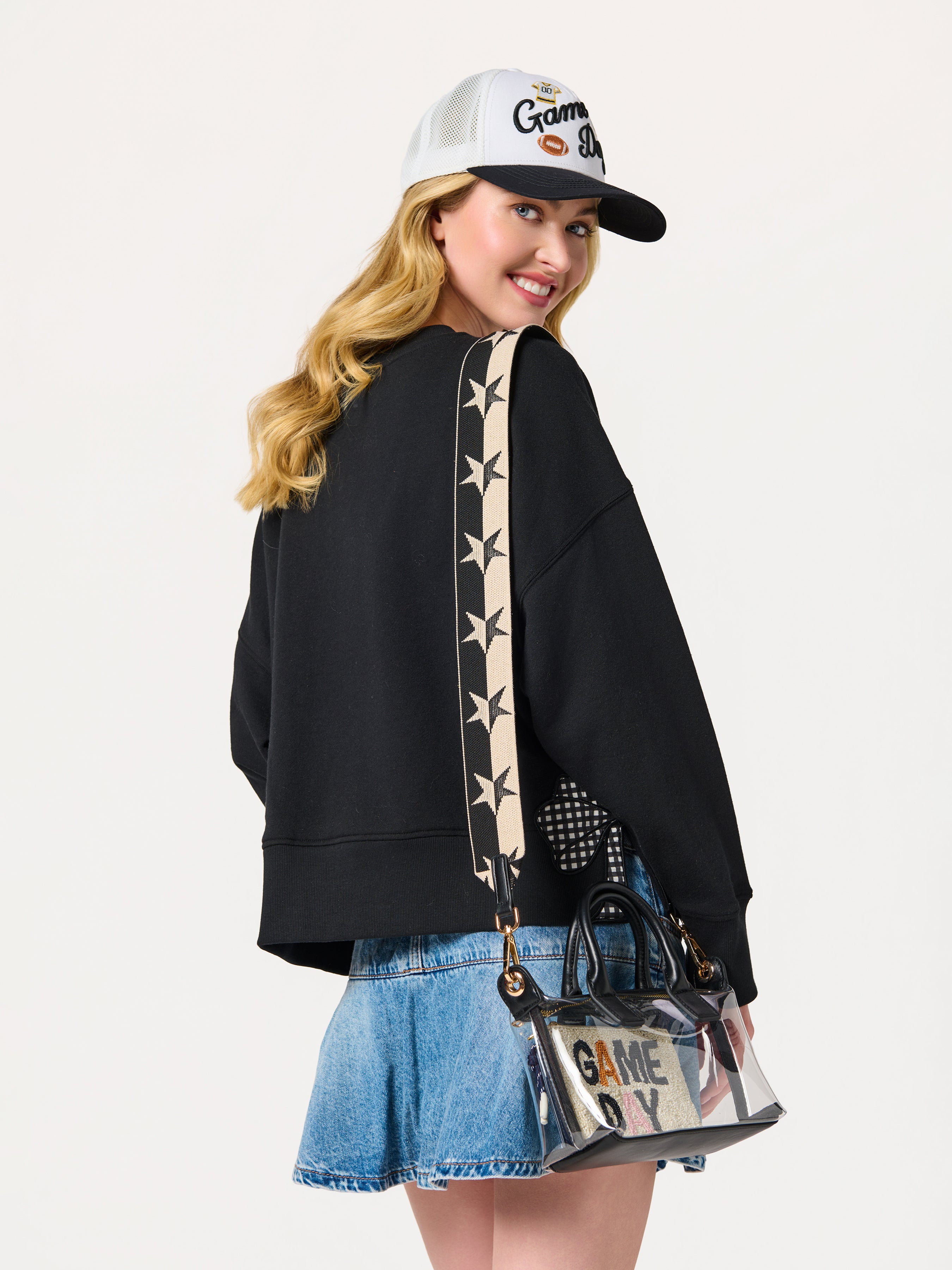 Shiraleah Spectator Top Handle Cross-Body BLACK / OS