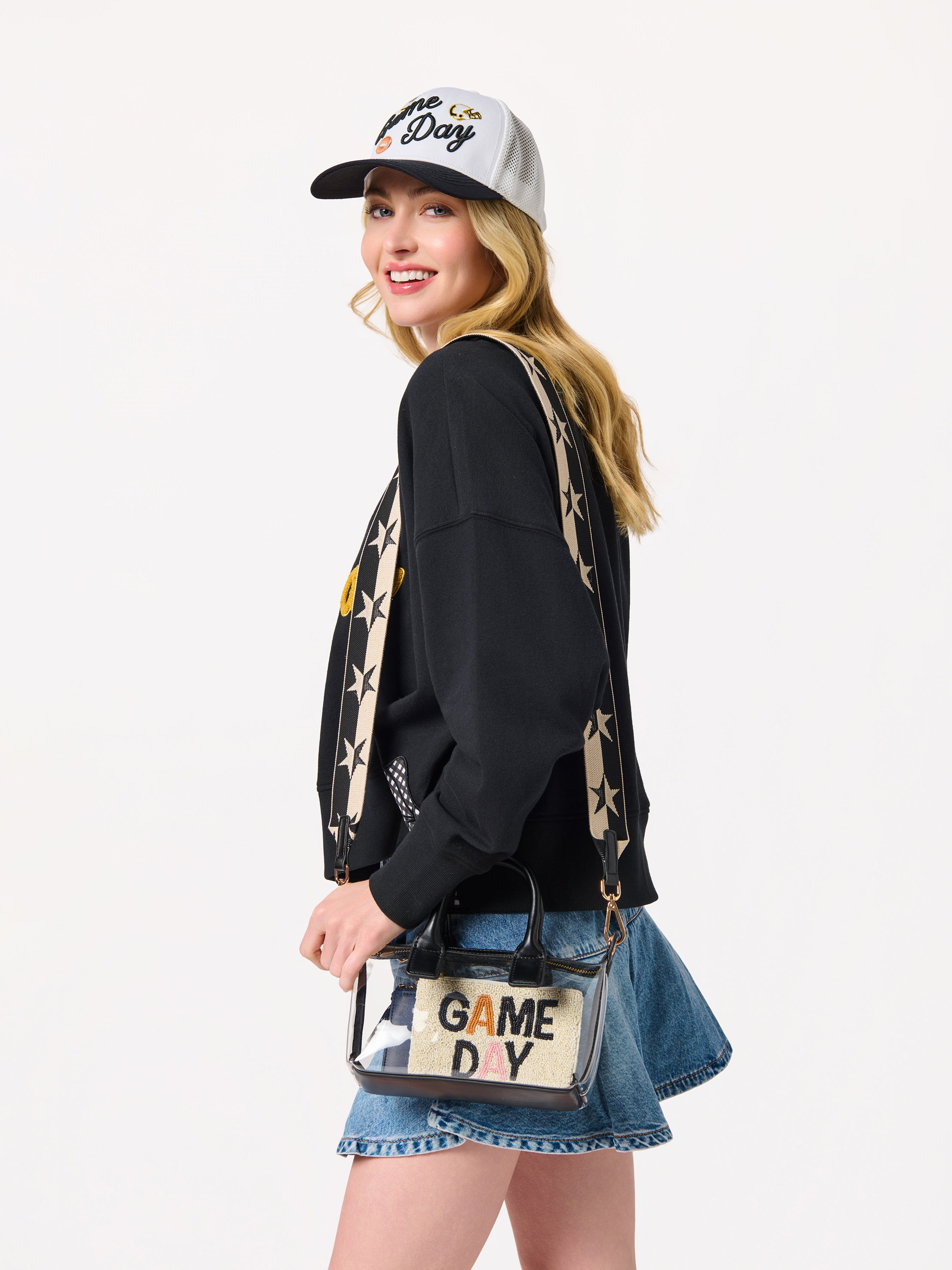 Shiraleah Spectator Top Handle Cross-Body BLACK / OS