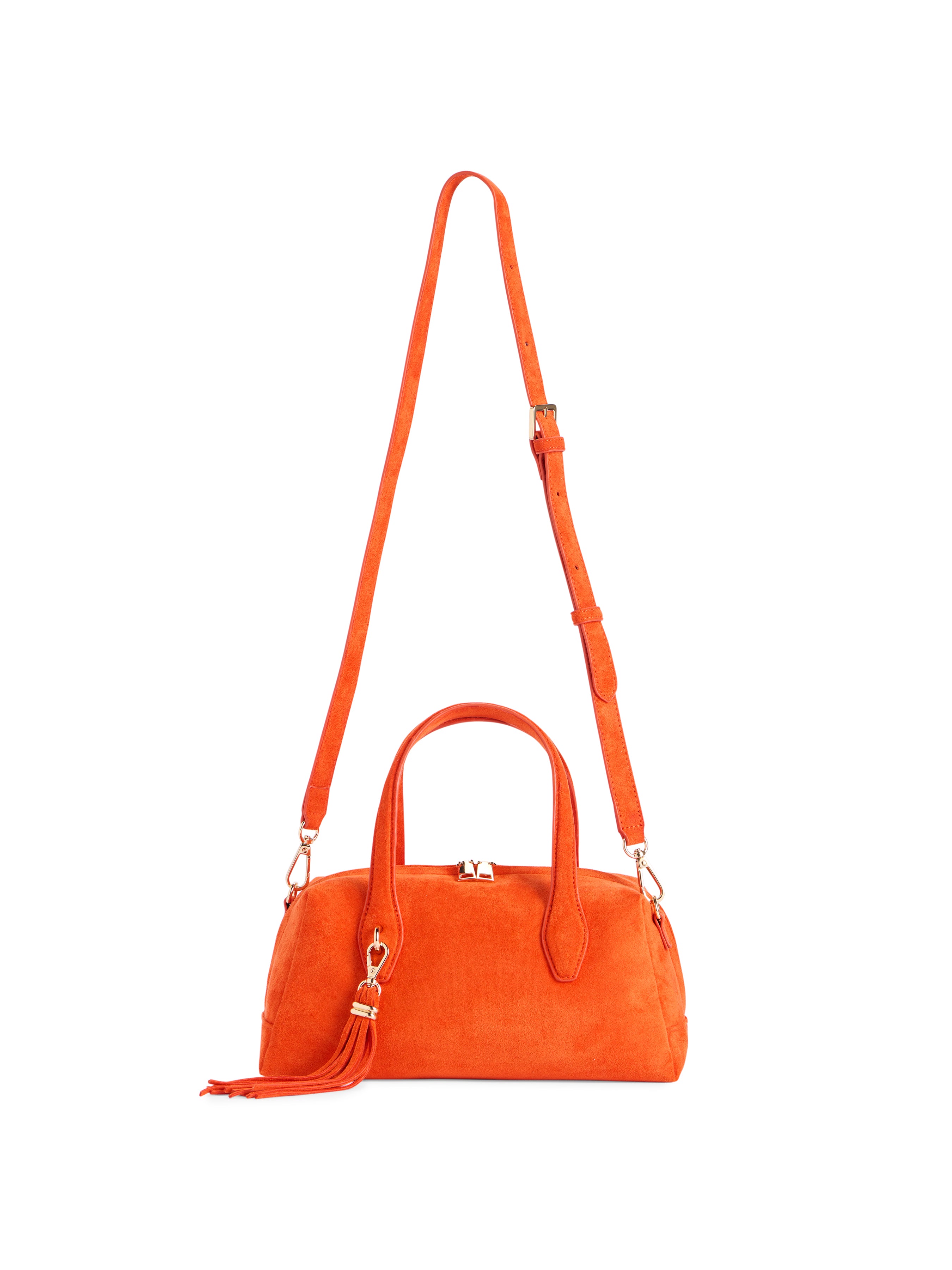 Shiraleah Kylie Mini Bowler Bag ORANGE / OS