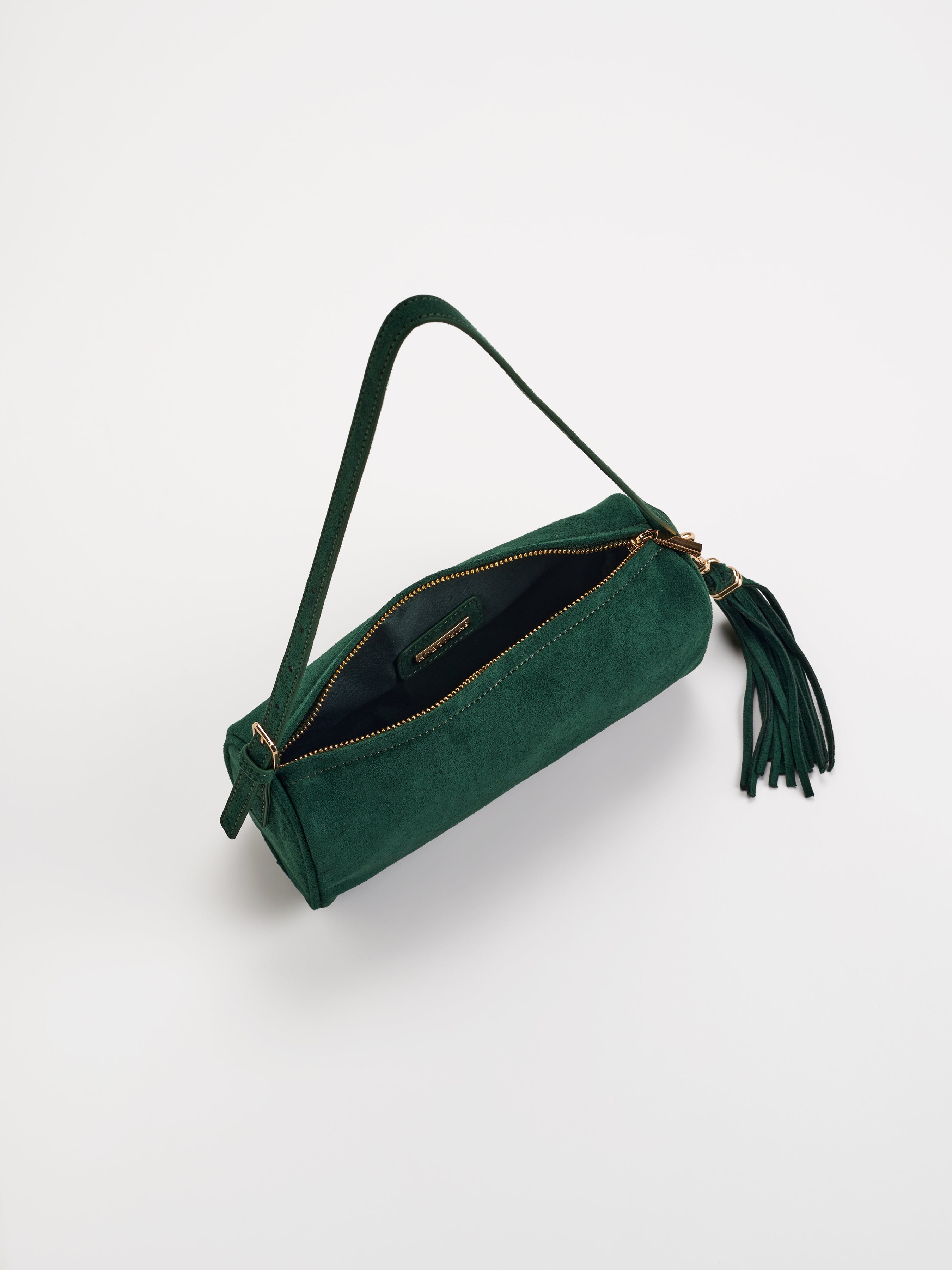 Shiraleah Kylie Barrel Shoulder Bag EMERALD / OS