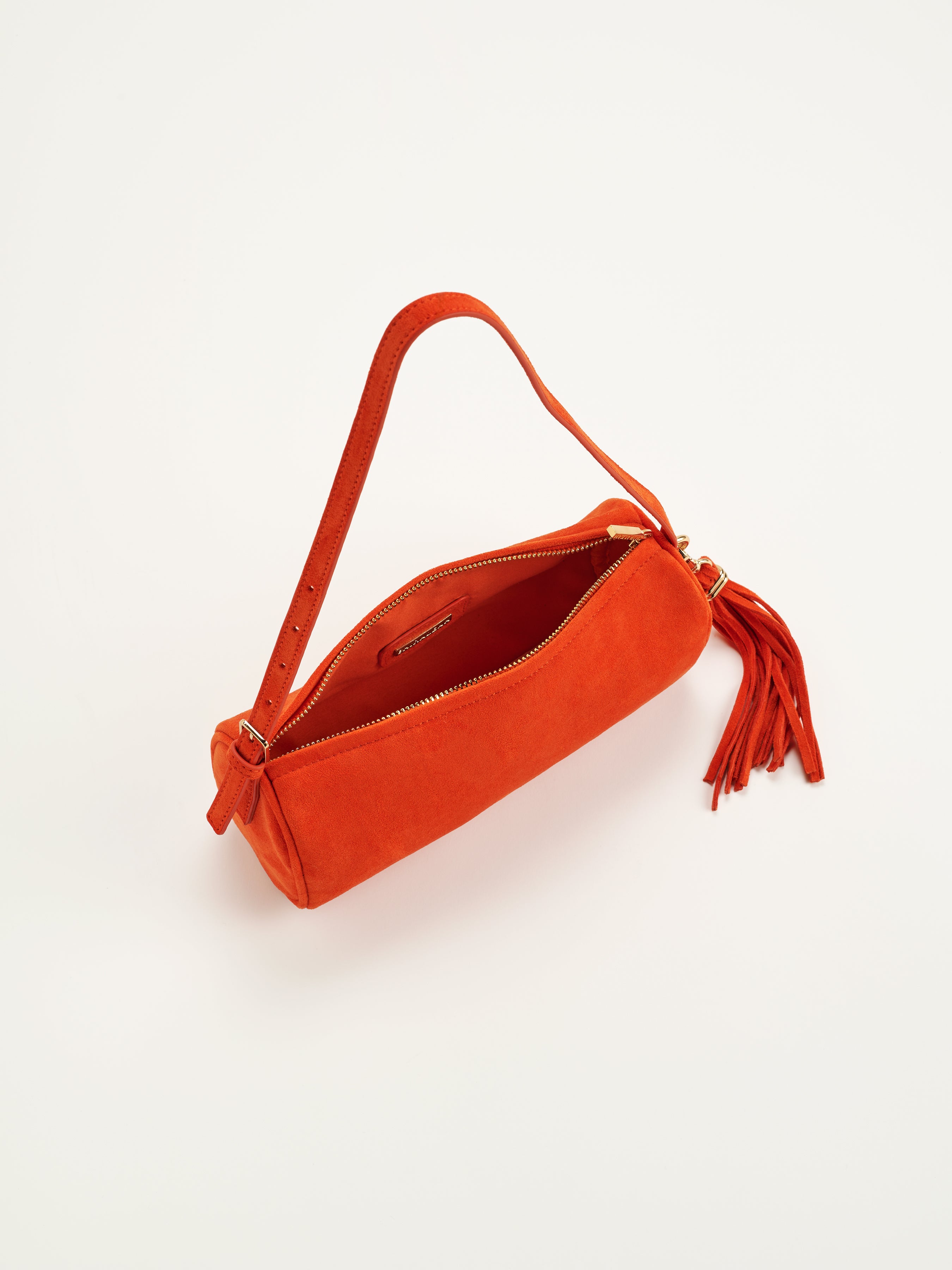 Shiraleah Kylie Barrel Shoulder Bag ORANGE / OS