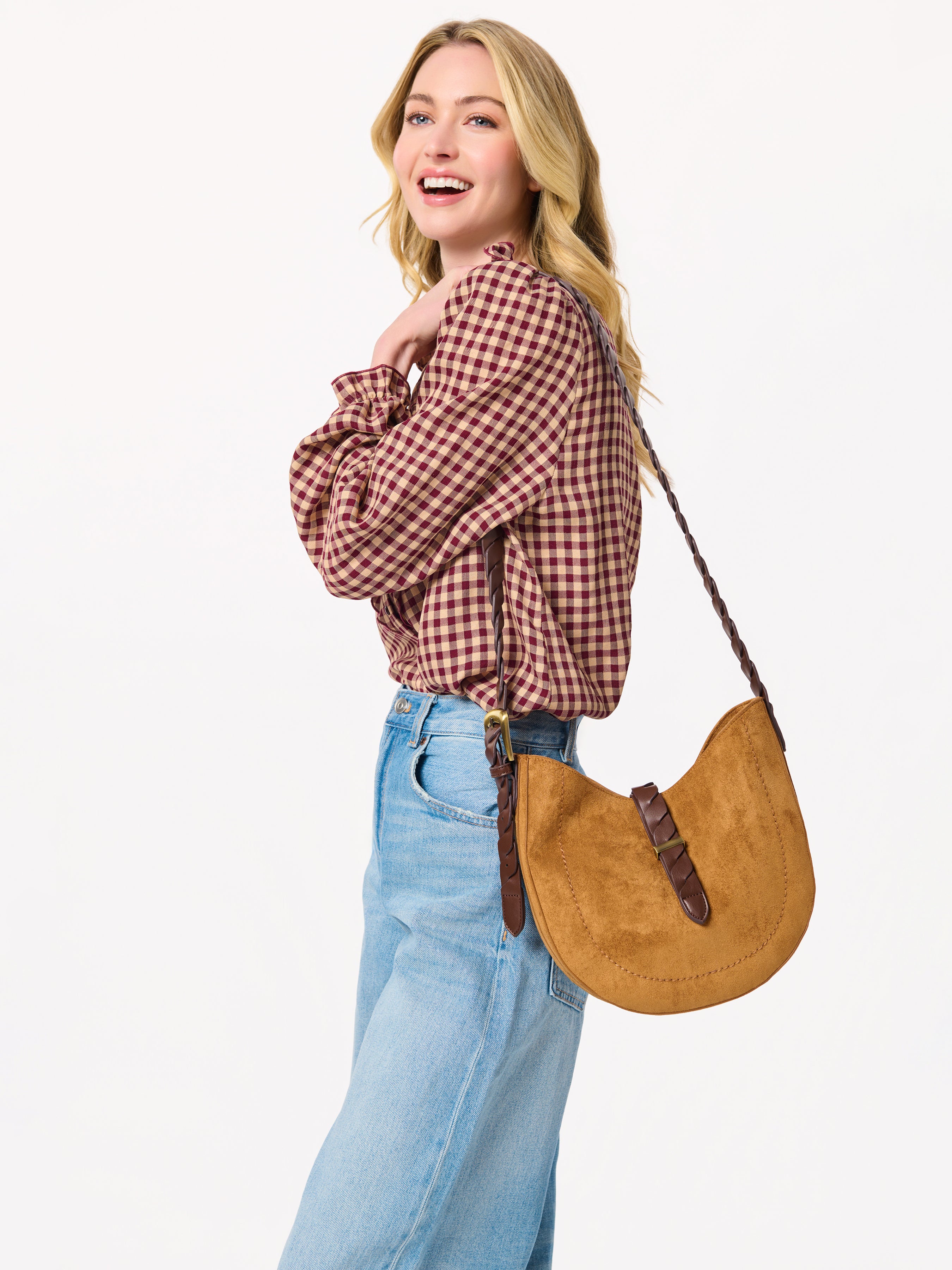 Shiraleah Roberta Cross-Body Bag TAN / OS