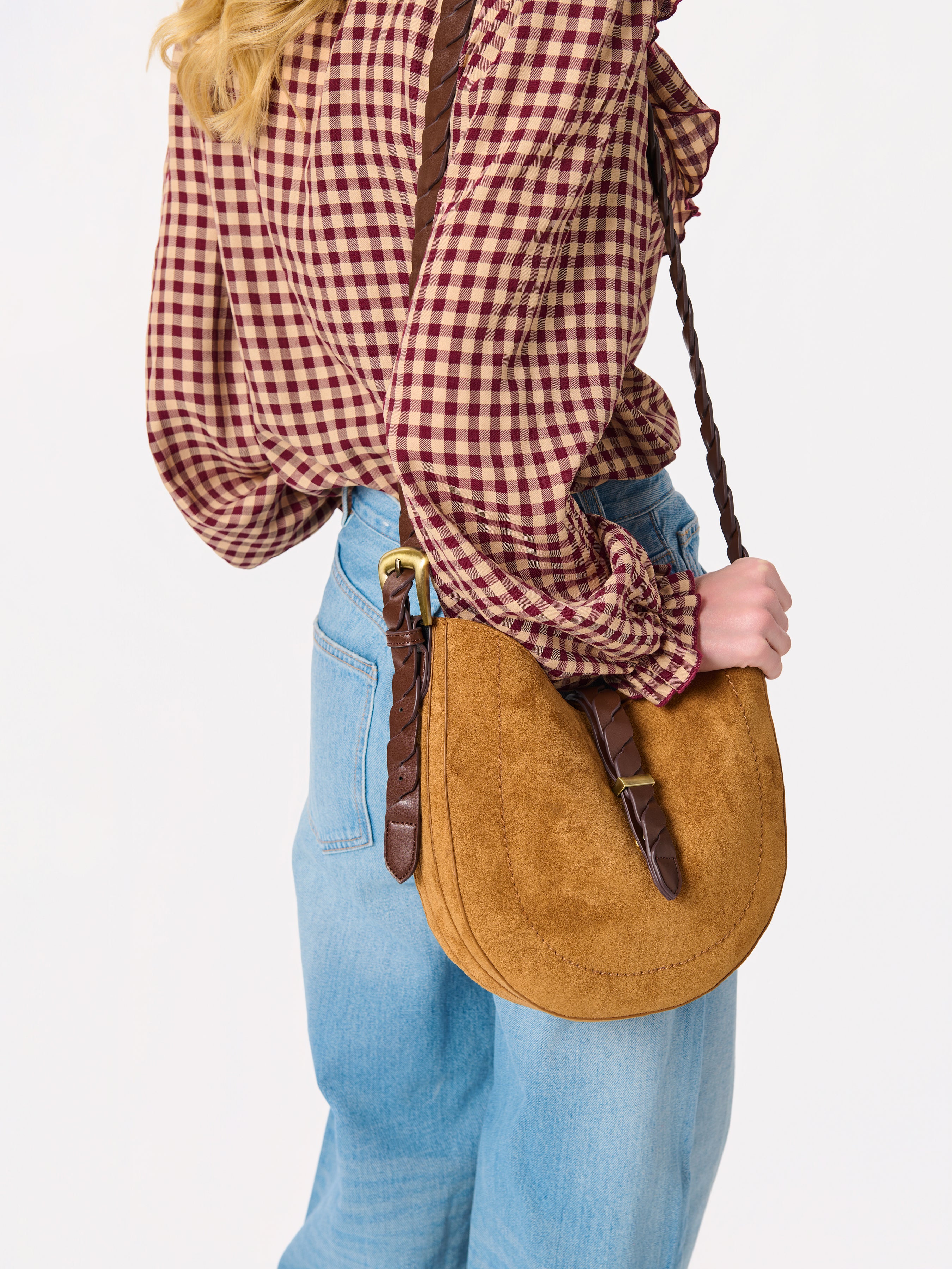 Shiraleah Roberta Cross-Body Bag TAN / OS
