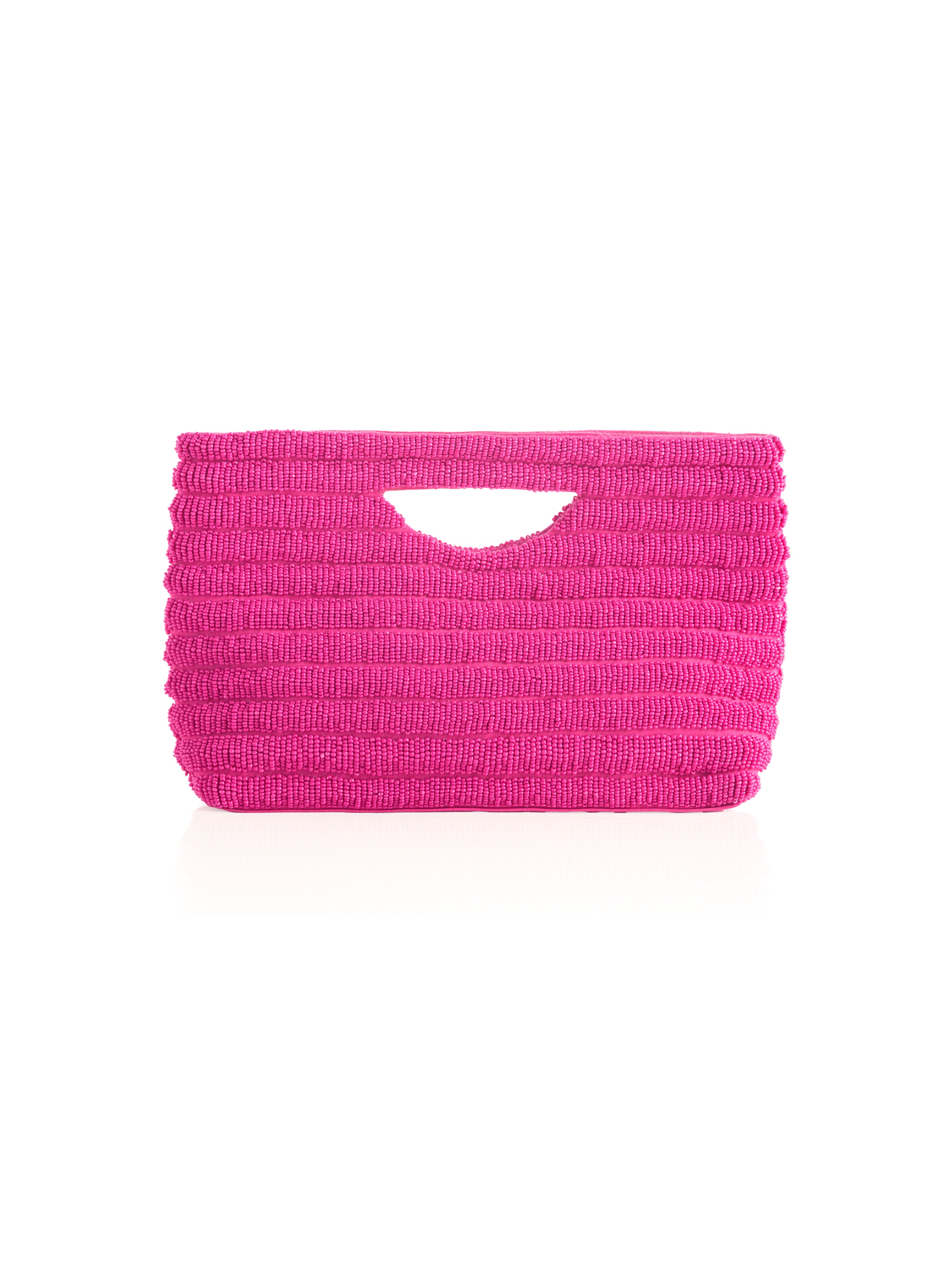 Shiraleah Josie Beaded Clutch, Pink - FINAL SALE ONLY