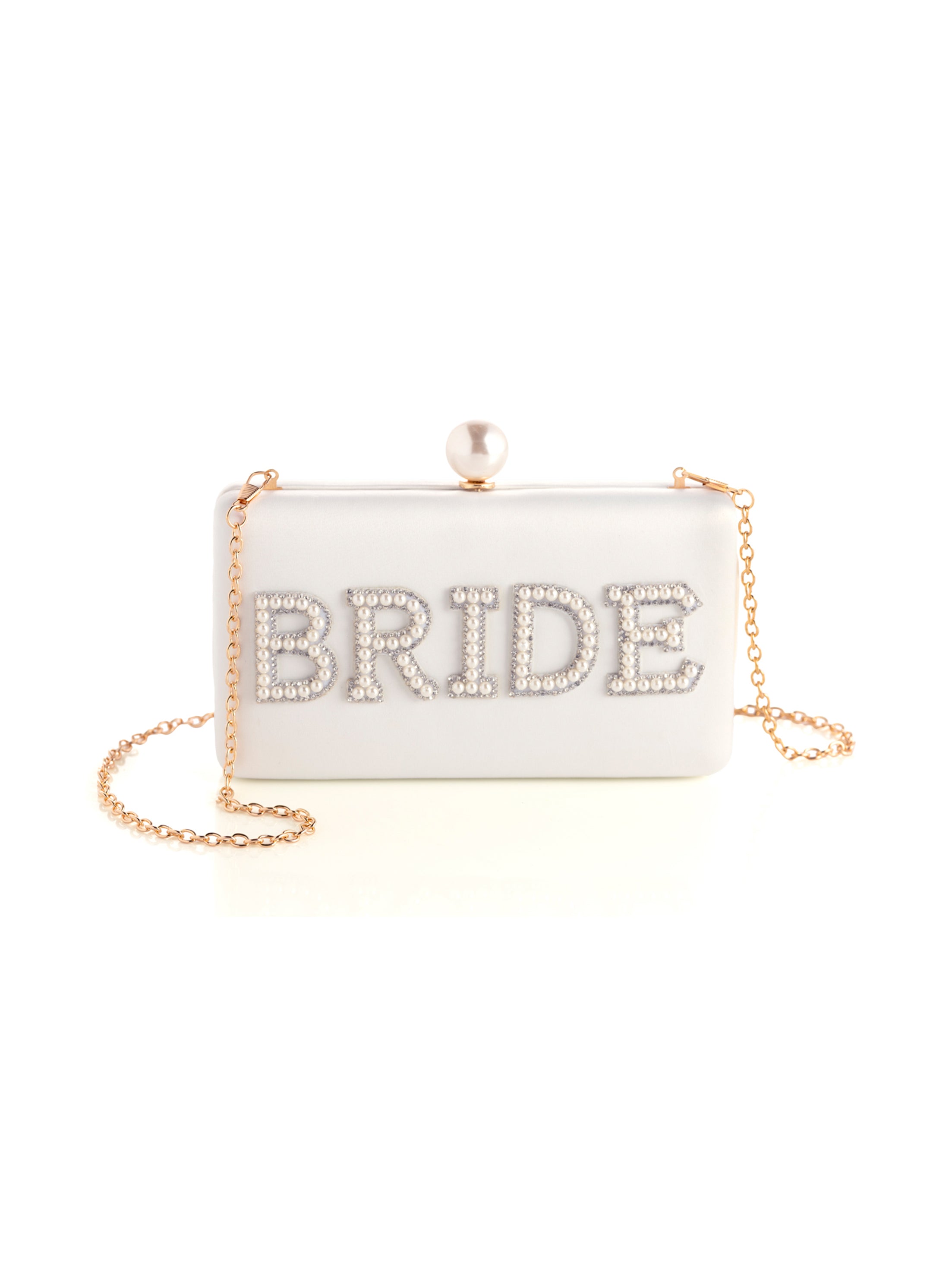 Shiraleah "Bride" Pearl Minaudiere, Ivory