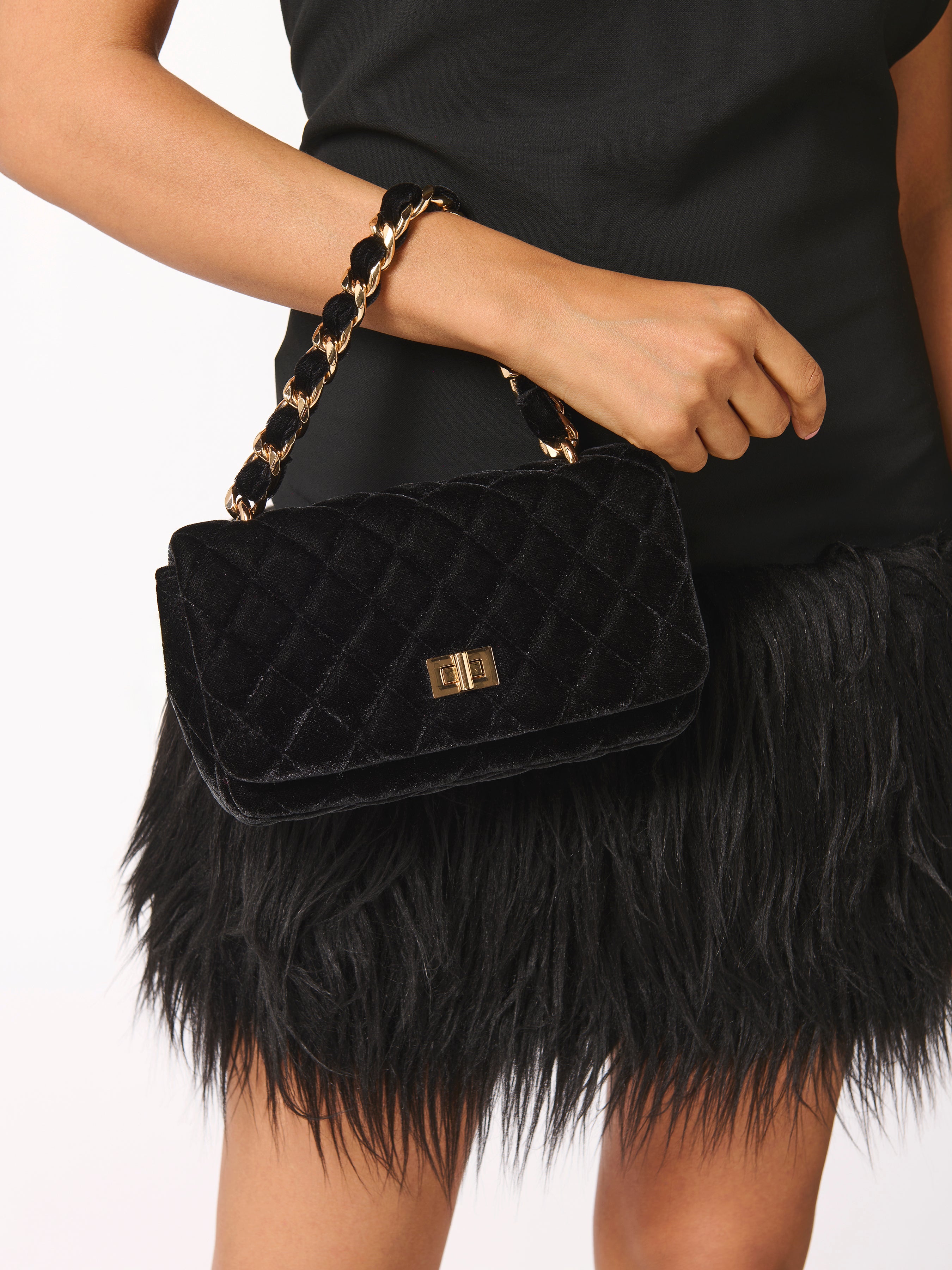 Shiraleah Evelyn Shoulder Bag BLACK