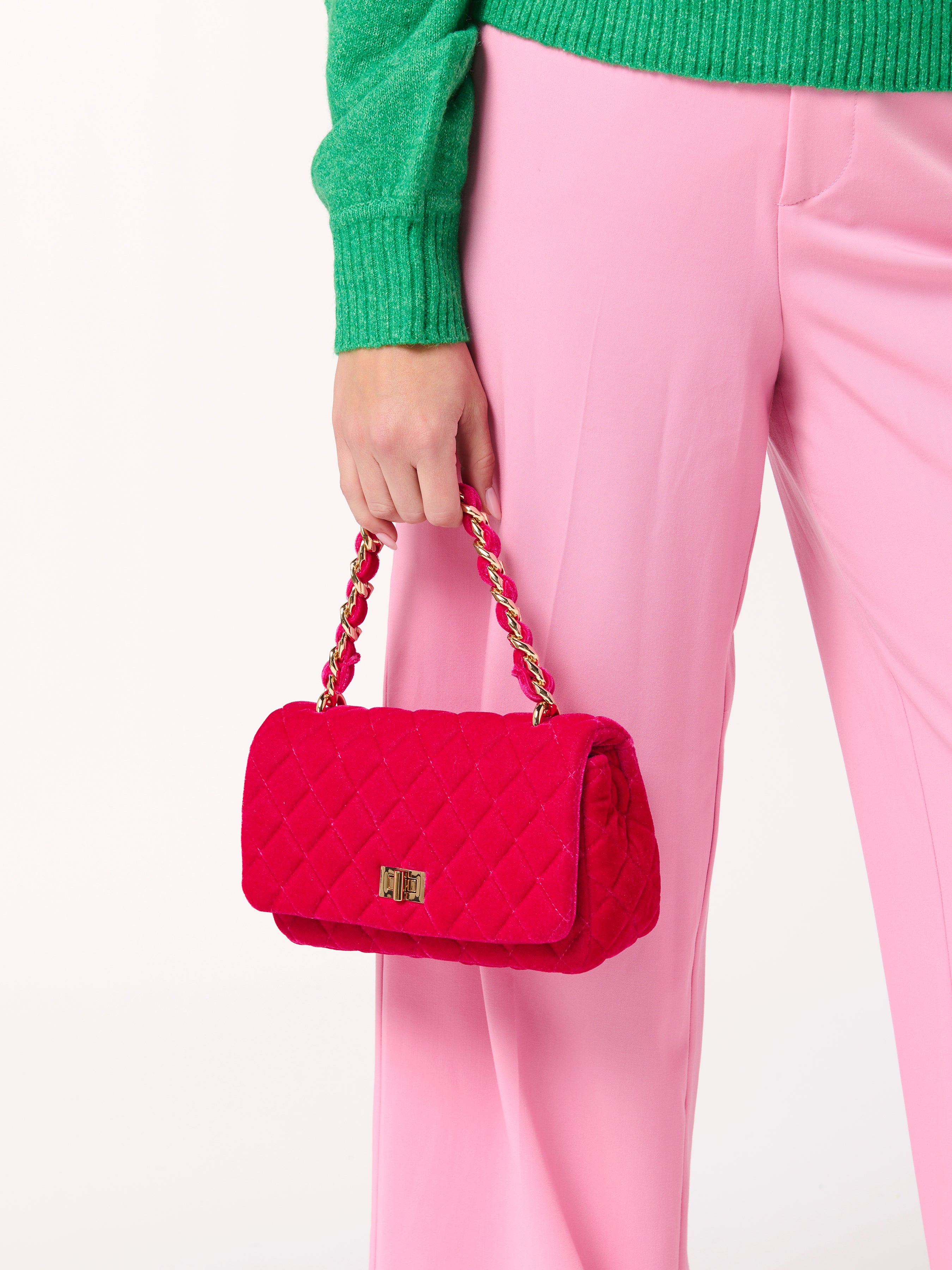 Shiraleah Evelyn Shoulder Bag MAGENTA