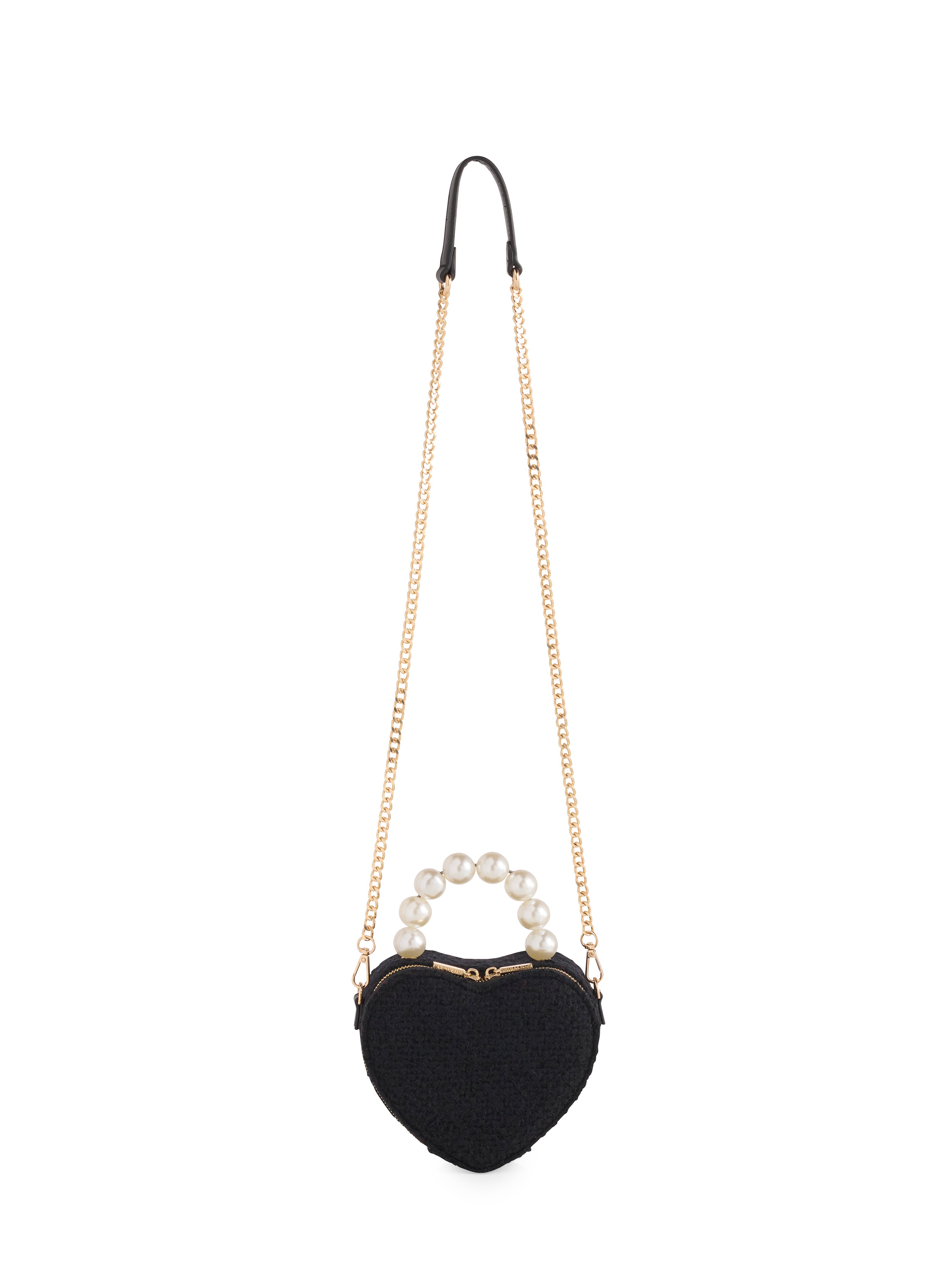 Shiraleah Heart Top Handle Bag BLACK