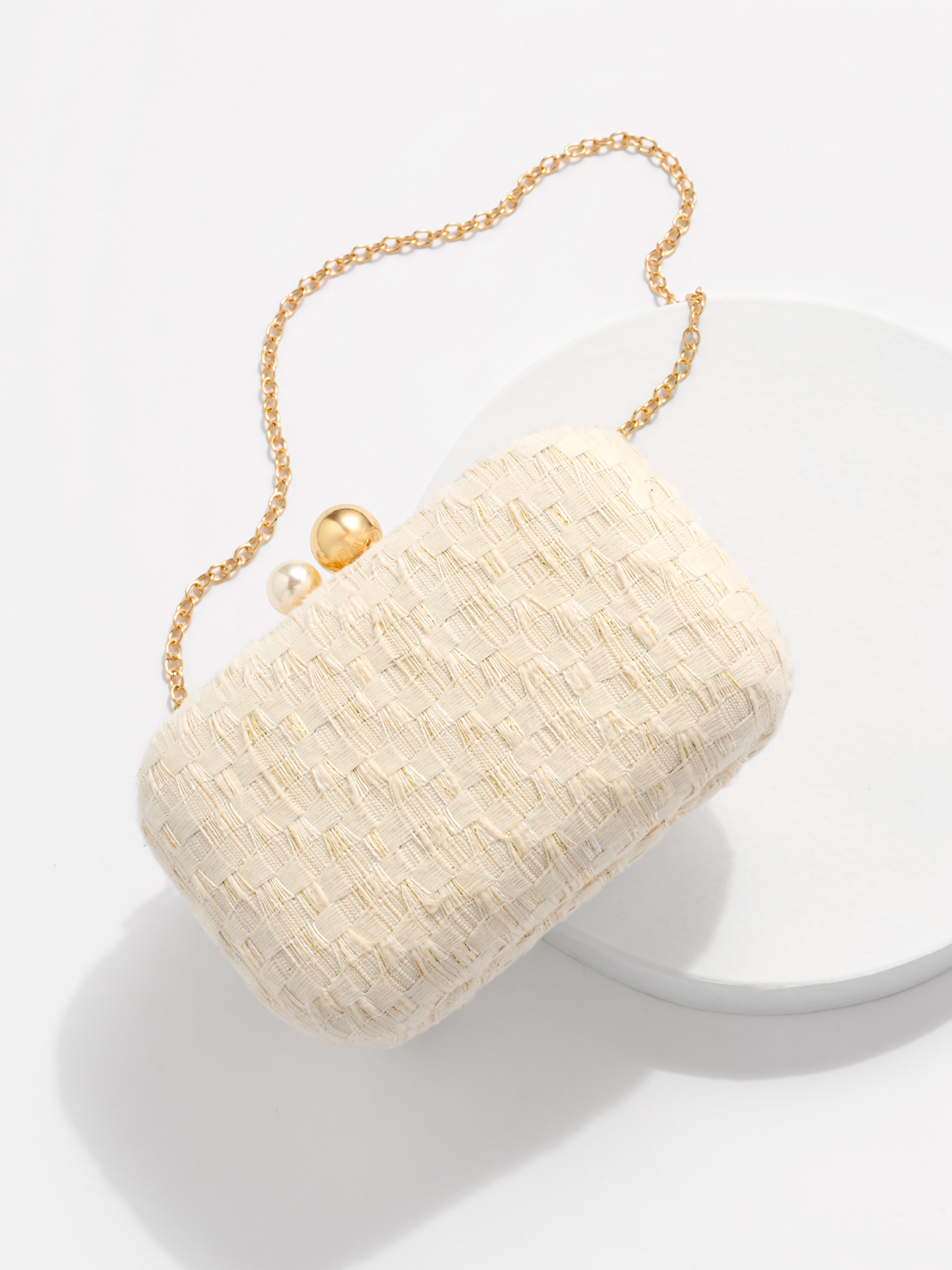 Shiraleah Veil Minaudière, Ivory