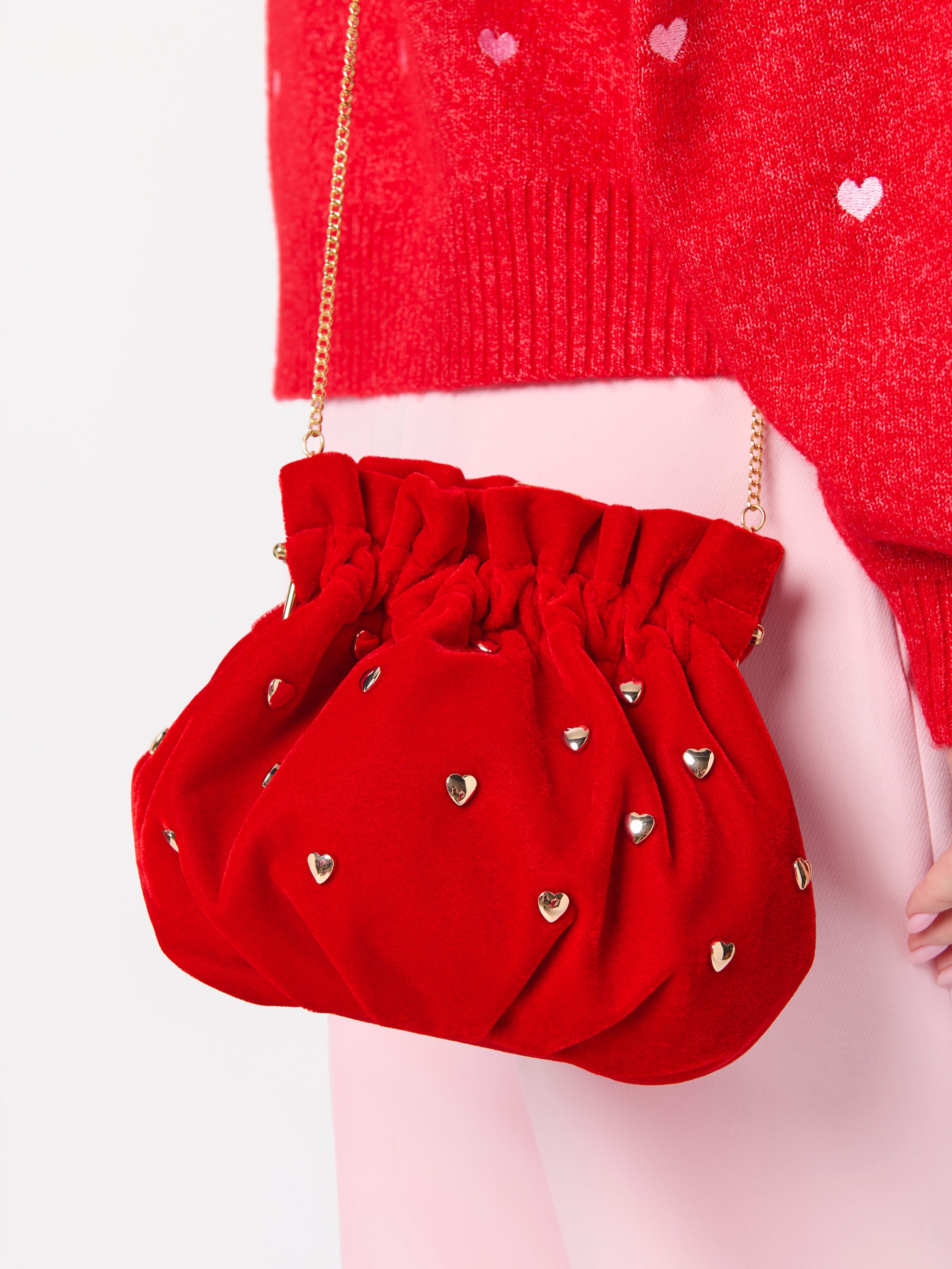 Shiraleah Love Frame Clutch SCARLET / OS