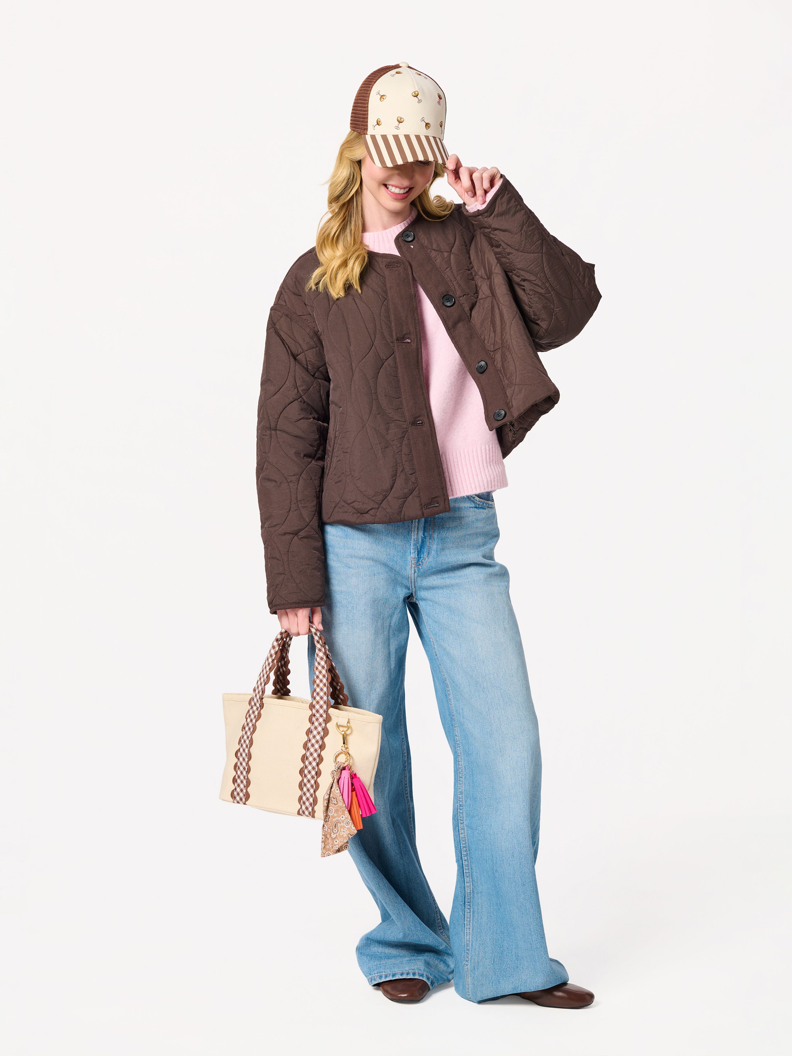 Shiraleah Darling Mini Tote BROWN / OS