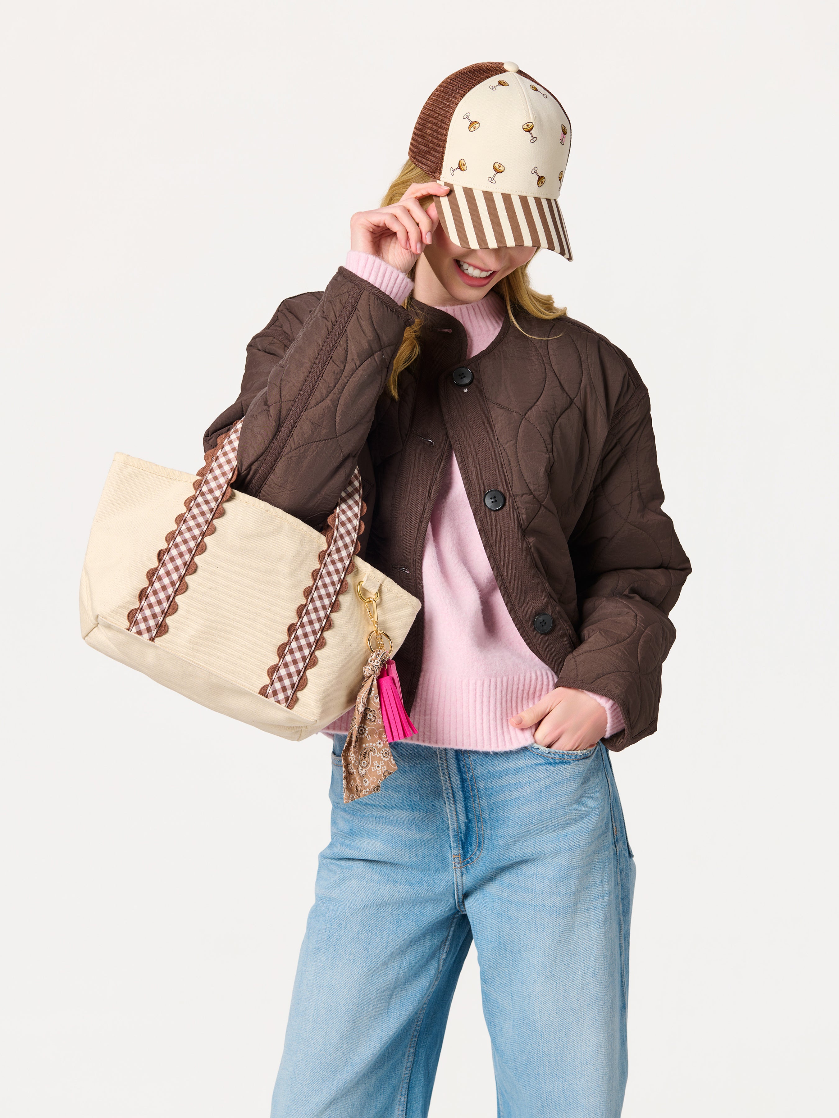 Shiraleah Darling Mini Tote BROWN / OS