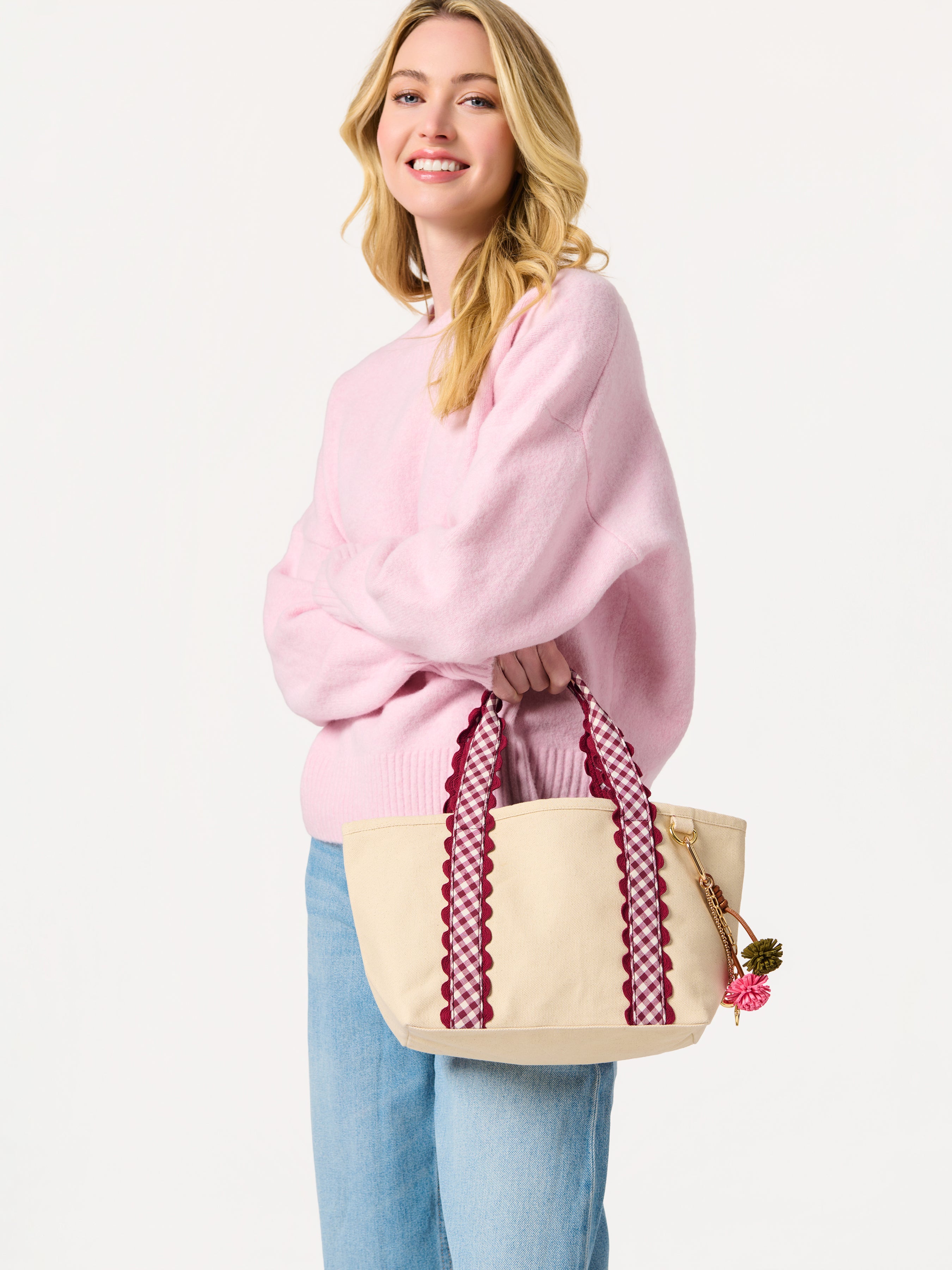 Shiraleah Darling Mini Tote MAROON / OS