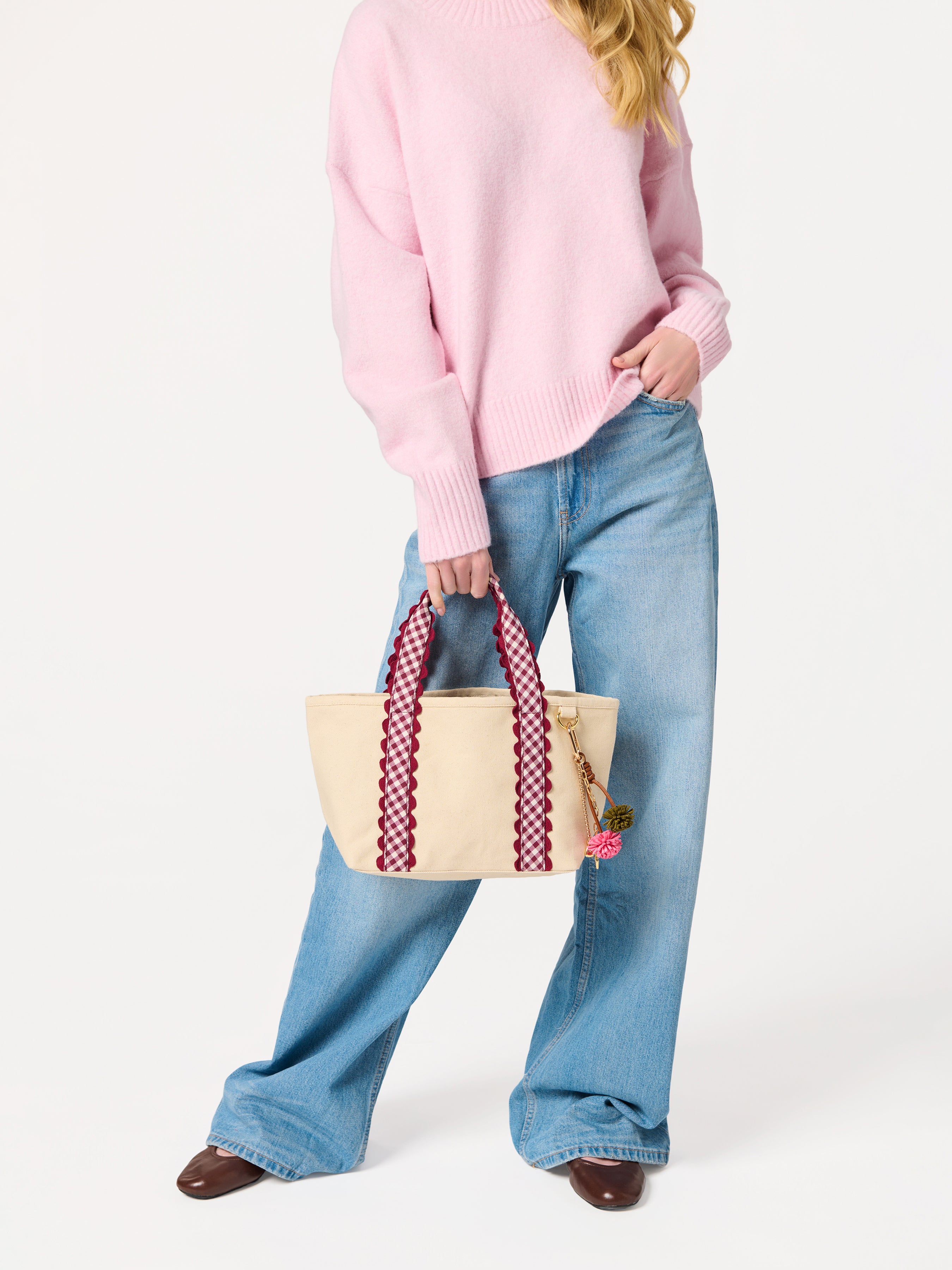 Shiraleah Darling Mini Tote MAROON / OS
